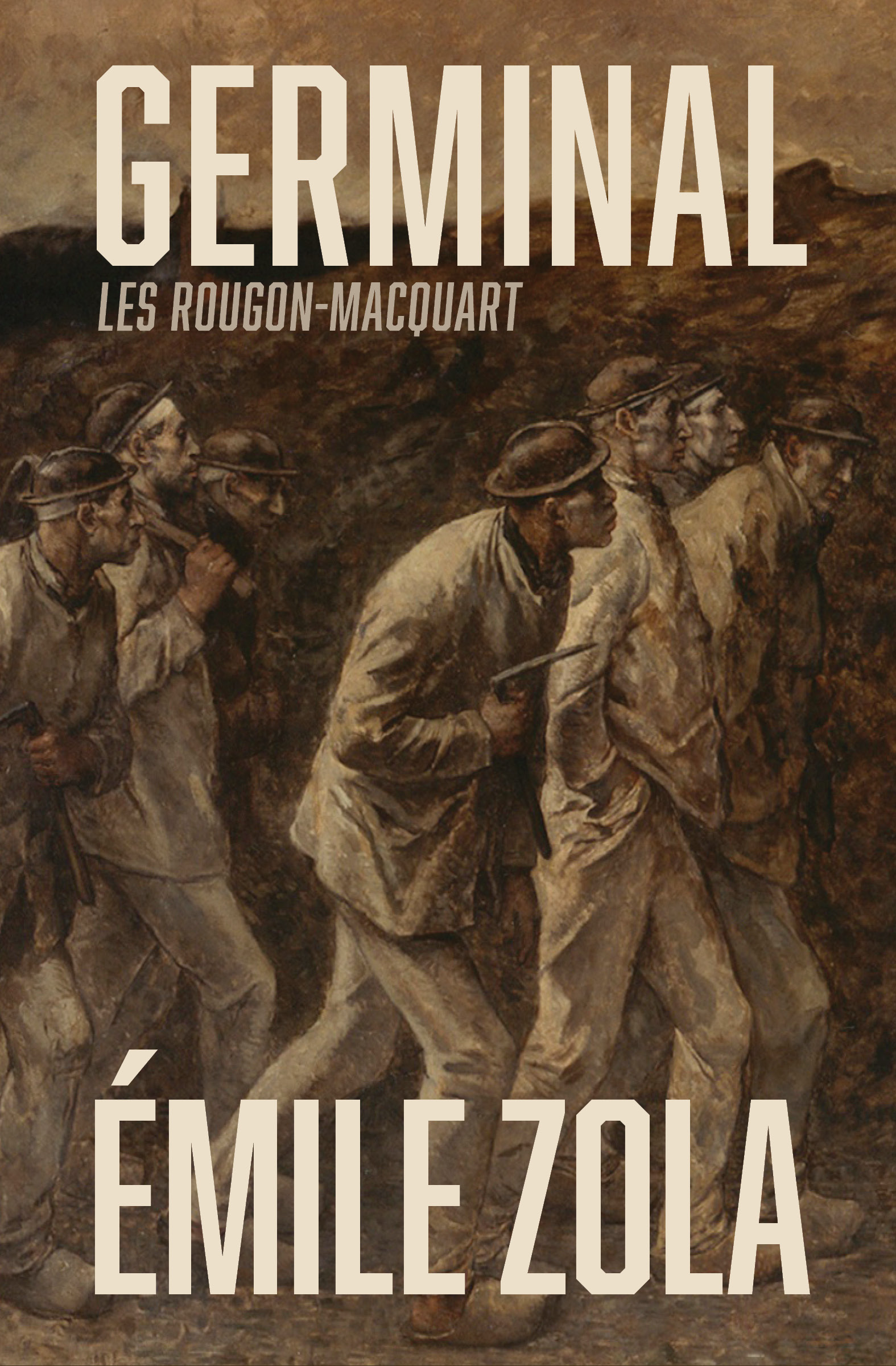 This image is the cover for the book Germinal, Les Rougon-Macquart
