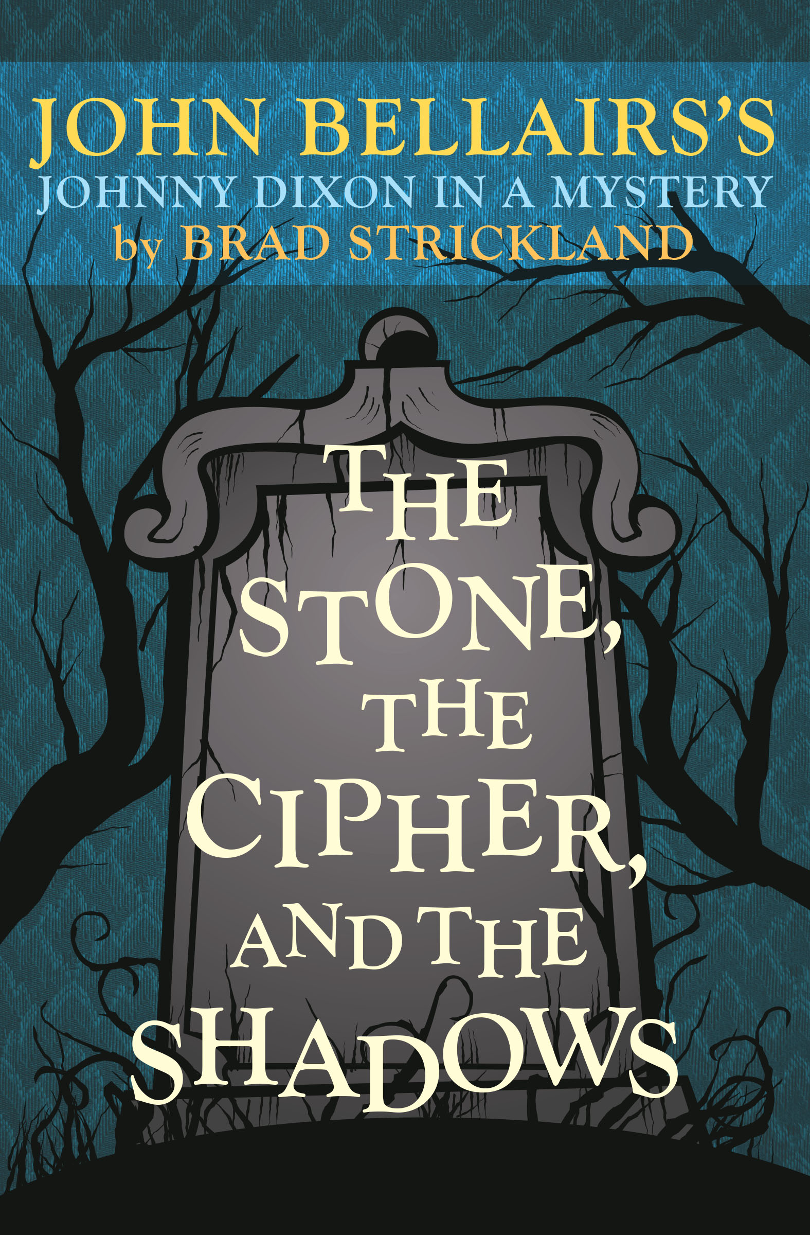 This image is the cover for the book Stone, the Cipher, and the Shadows, Johnny Dixon