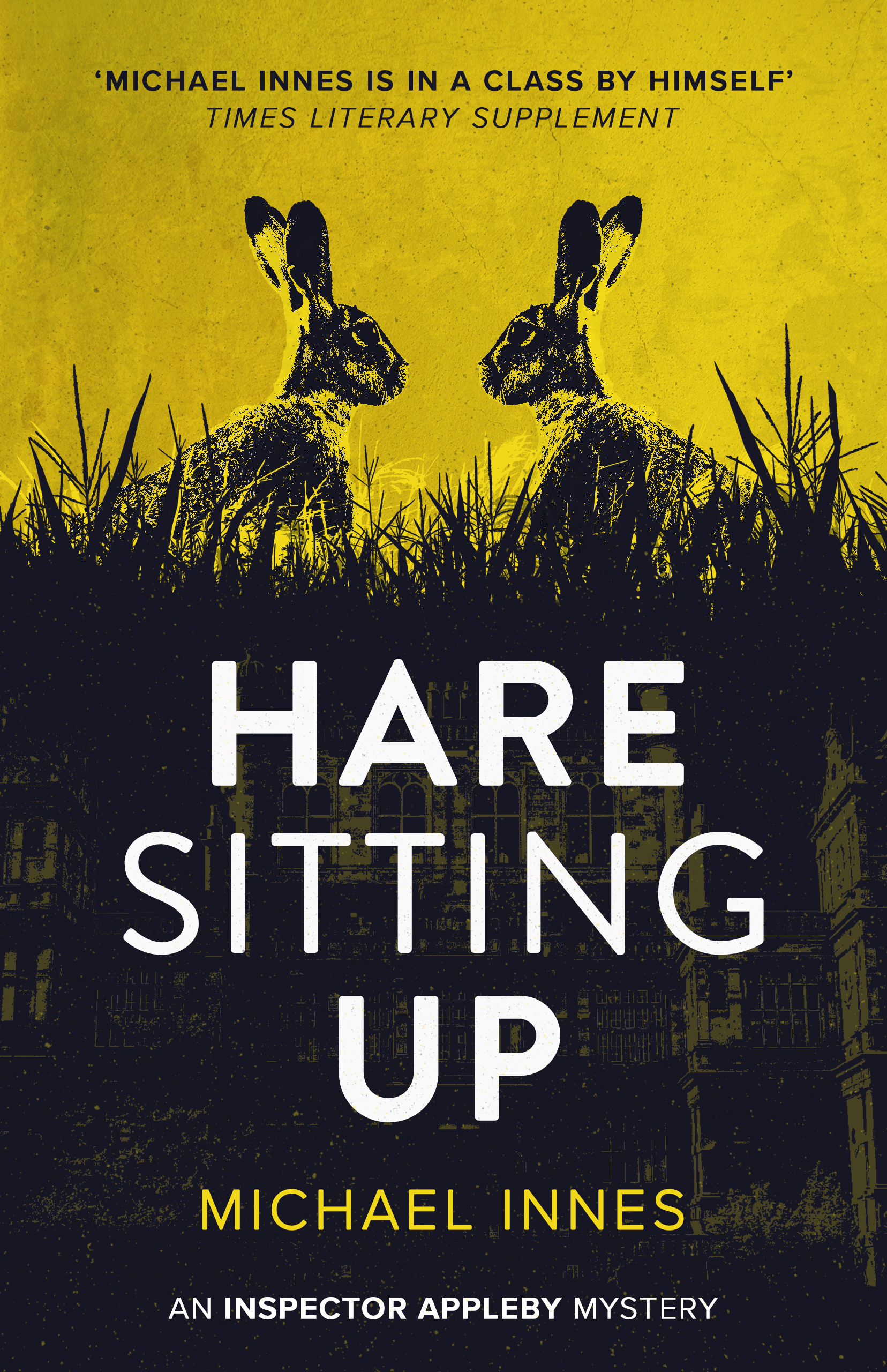 This image is the cover for the book Hare Sitting Up, The Inspector Appleby Mysteries