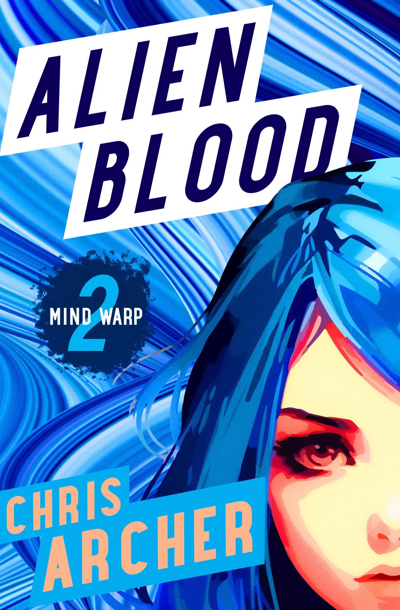 This image is the cover for the book Alien Blood, Mindwarp