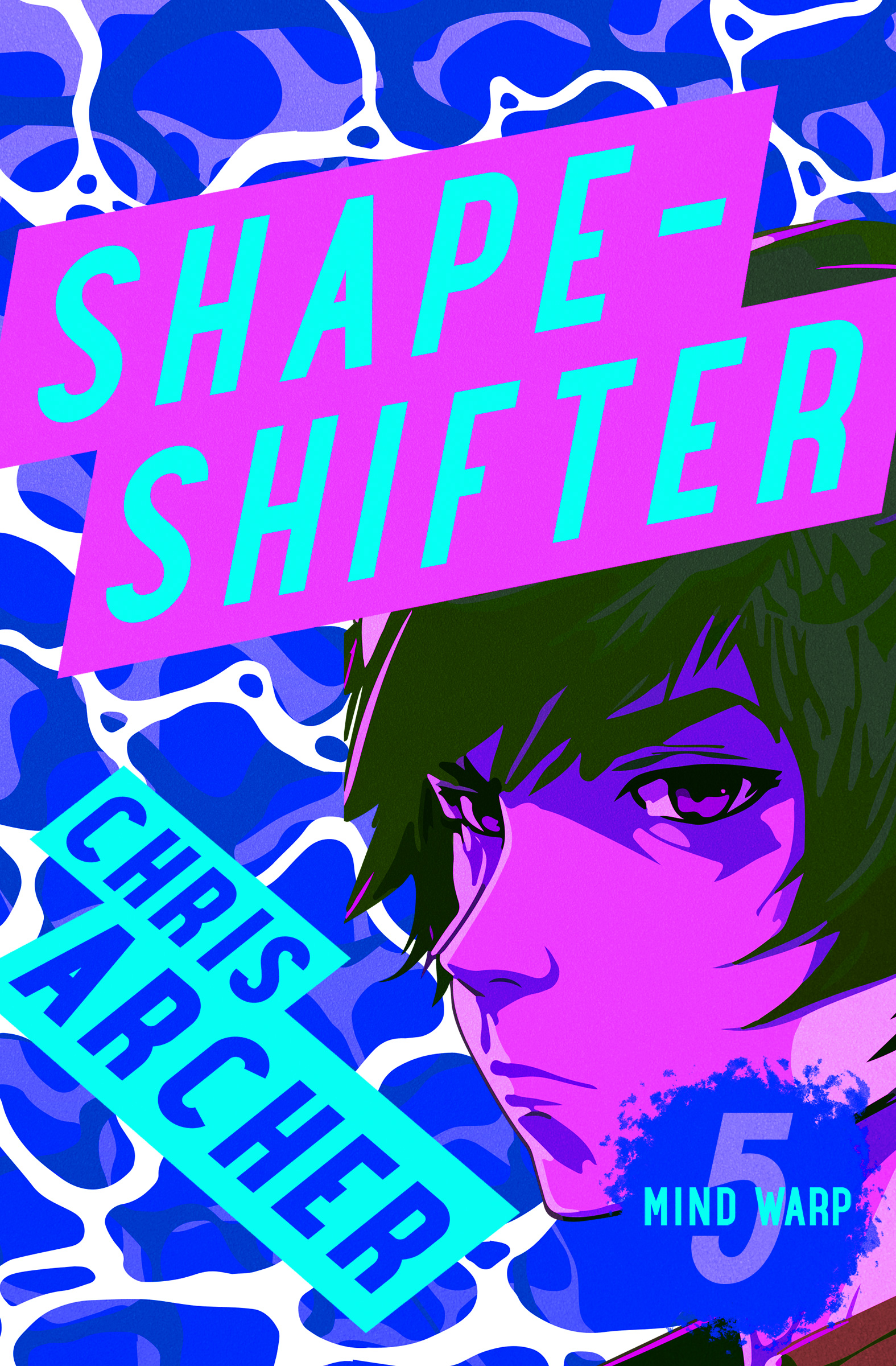 This image is the cover for the book Shape-Shifter, Mindwarp