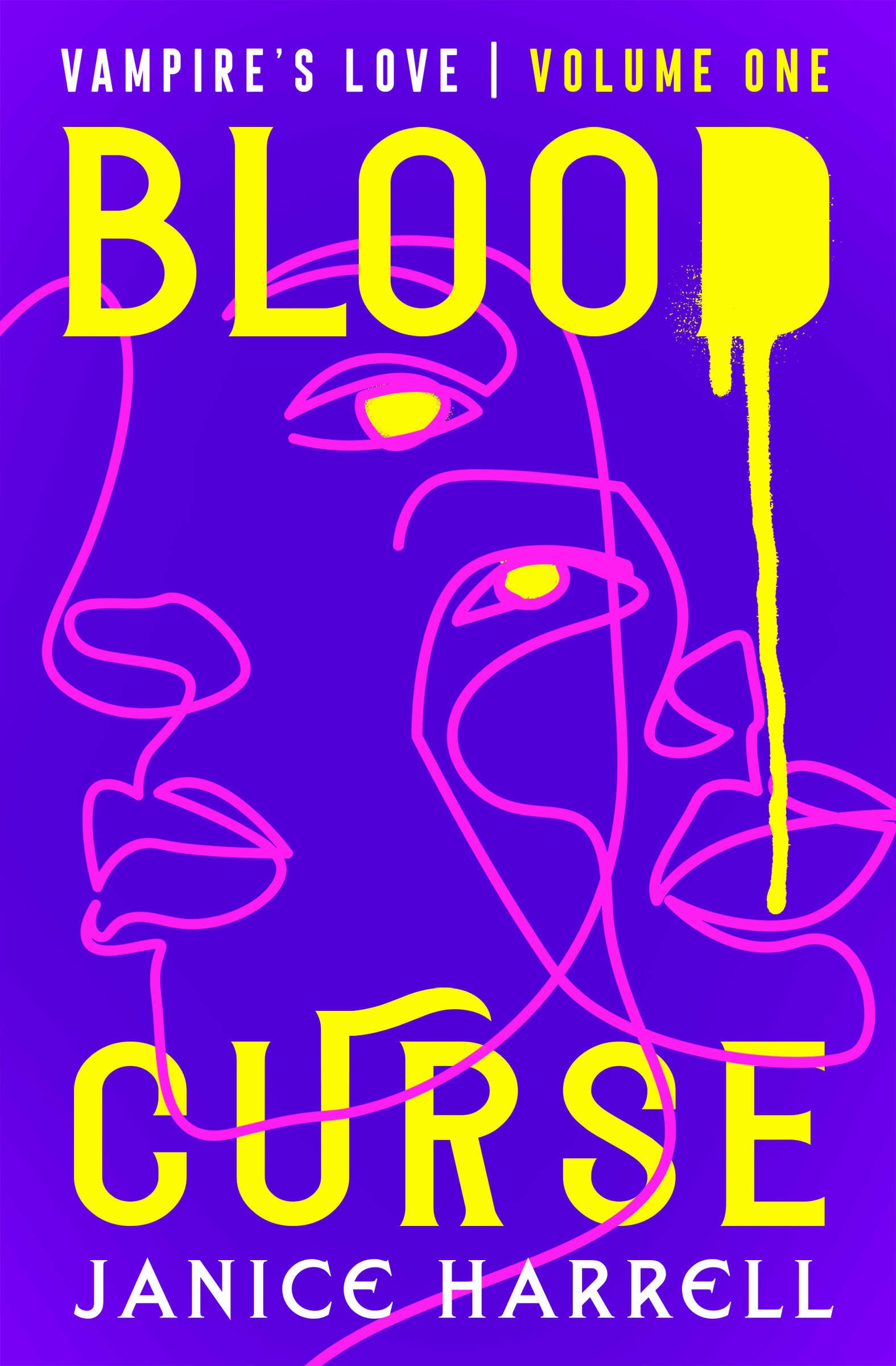 This image is the cover for the book Blood Curse, Vampire's Love