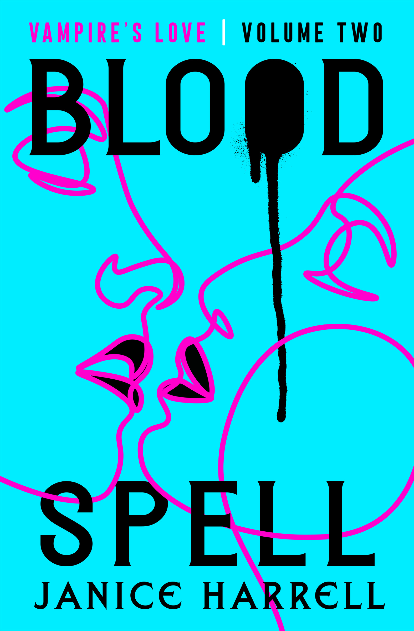 This image is the cover for the book Blood Spell, Vampire's Love