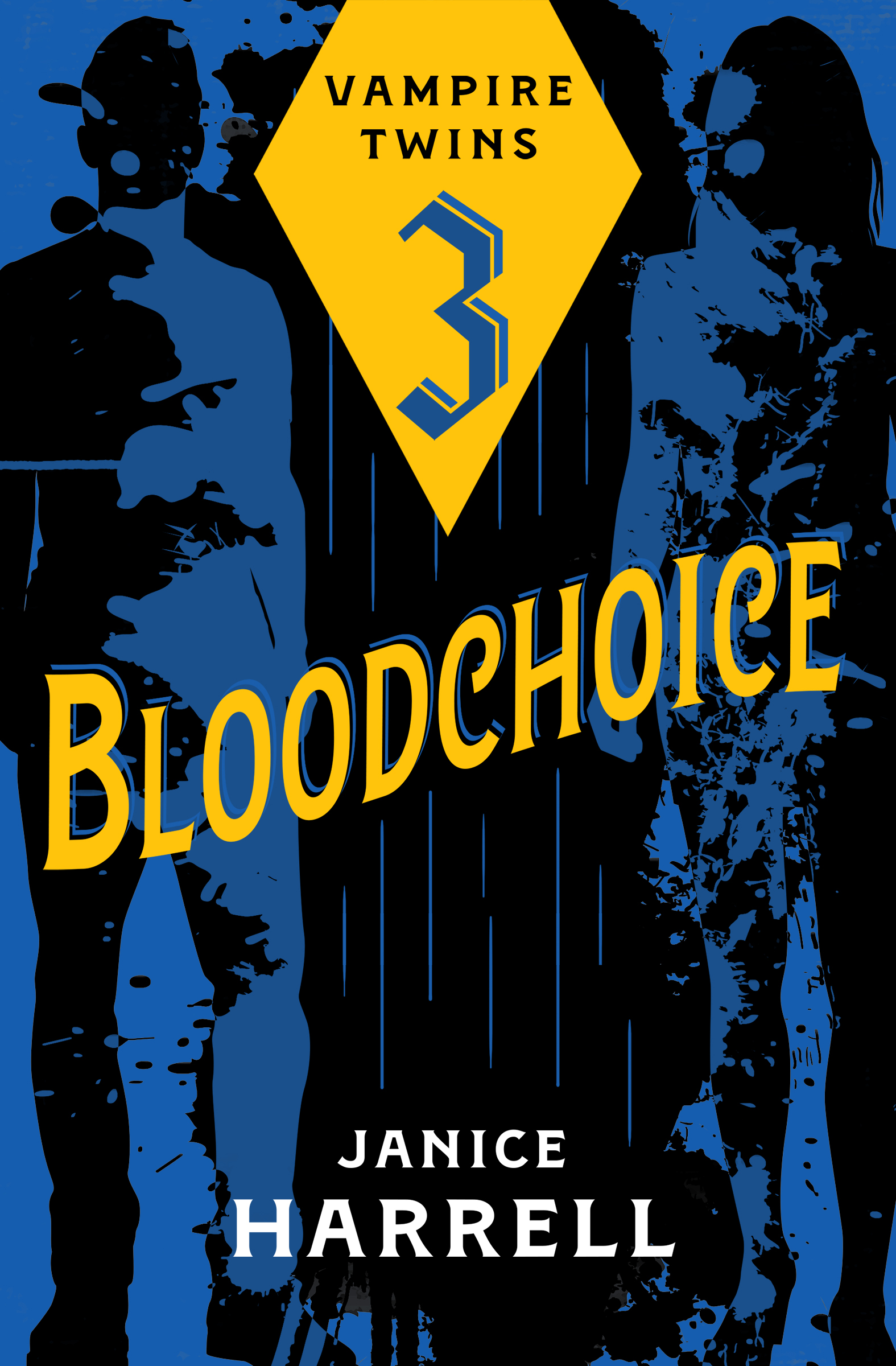 This image is the cover for the book Bloodchoice, Vampire Twins