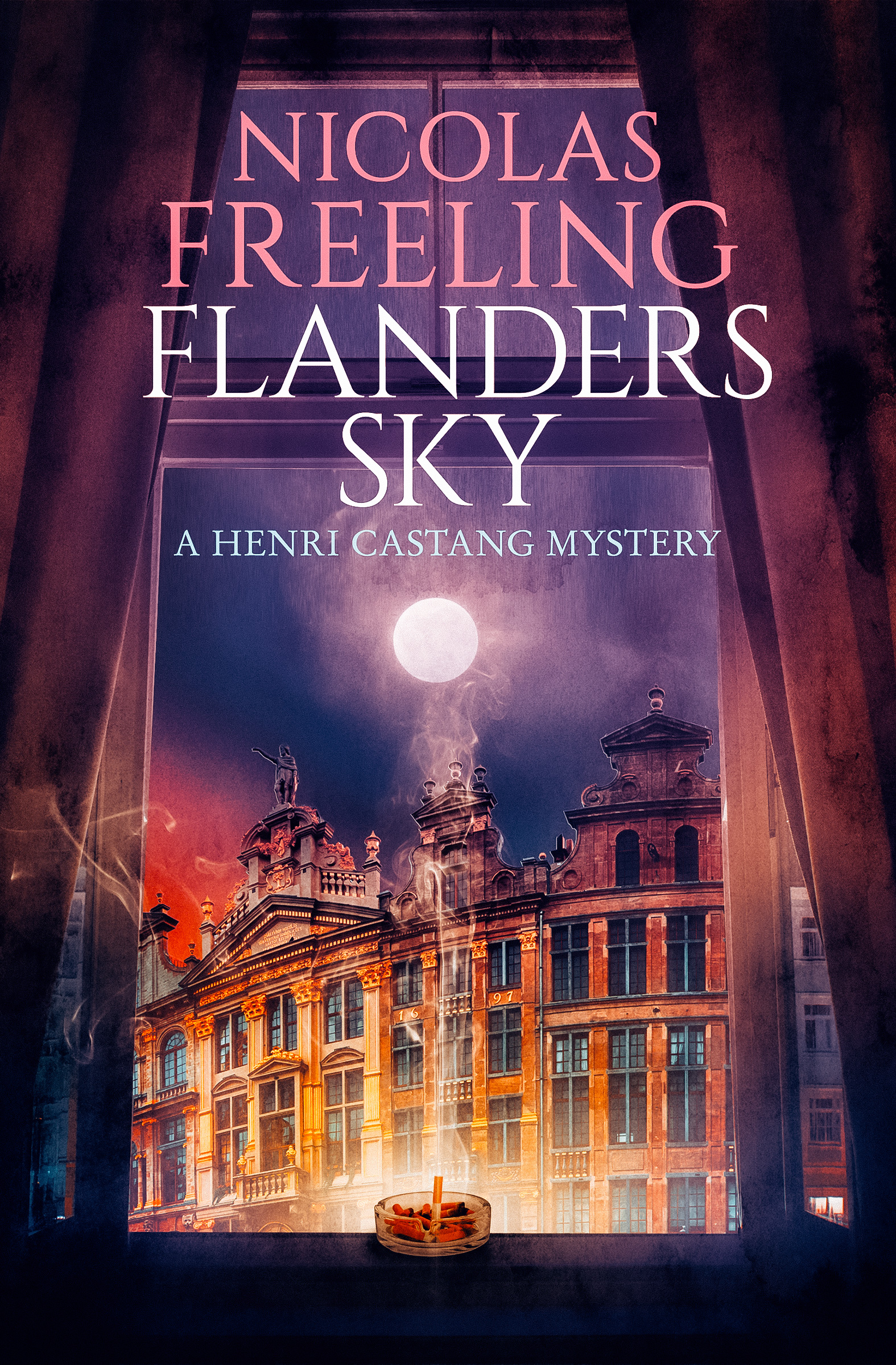 This image is the cover for the book Flanders Sky, The Henri Castang Mysteries