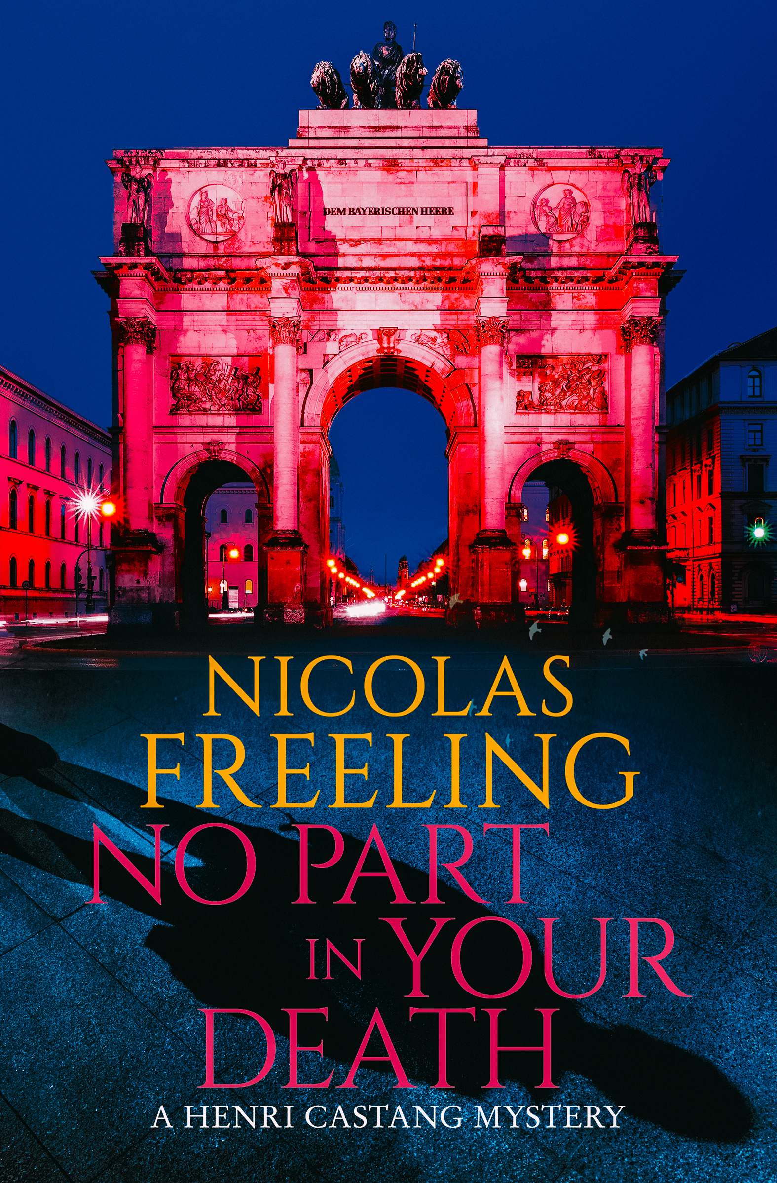This image is the cover for the book No Part in Your Death, The Henri Castang Mysteries