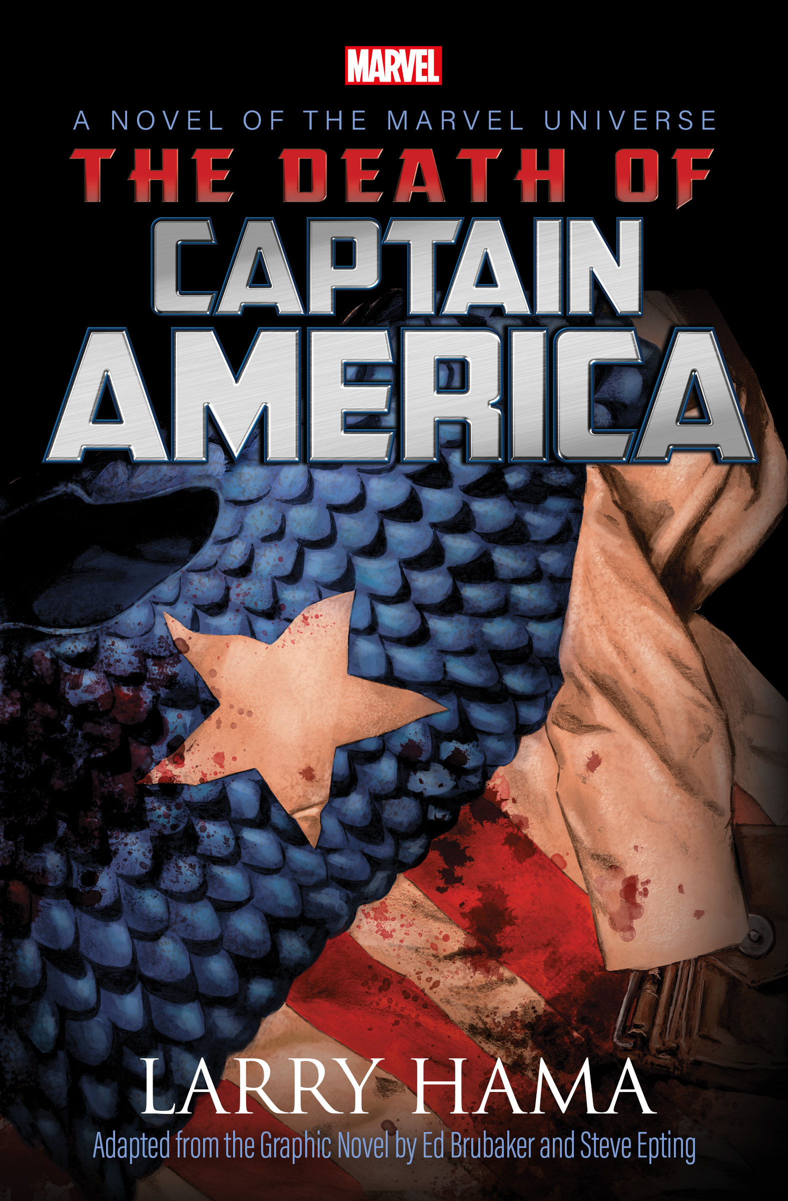 This image is the cover for the book Death of Captain America