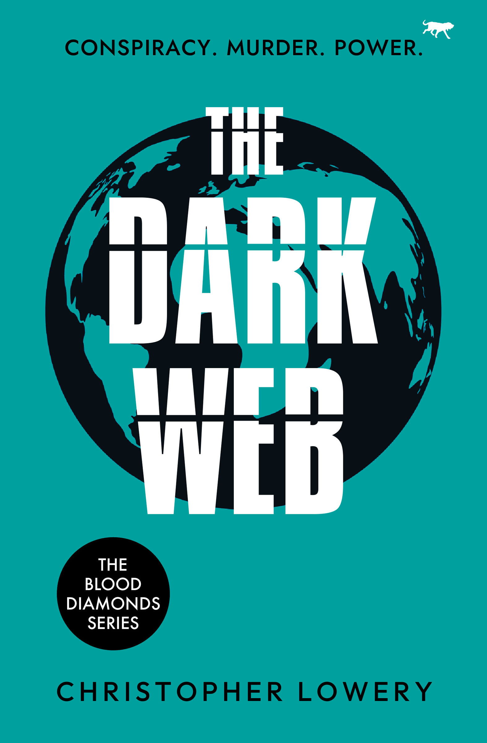 This image is the cover for the book Dark Web, The Blood Diamonds Series