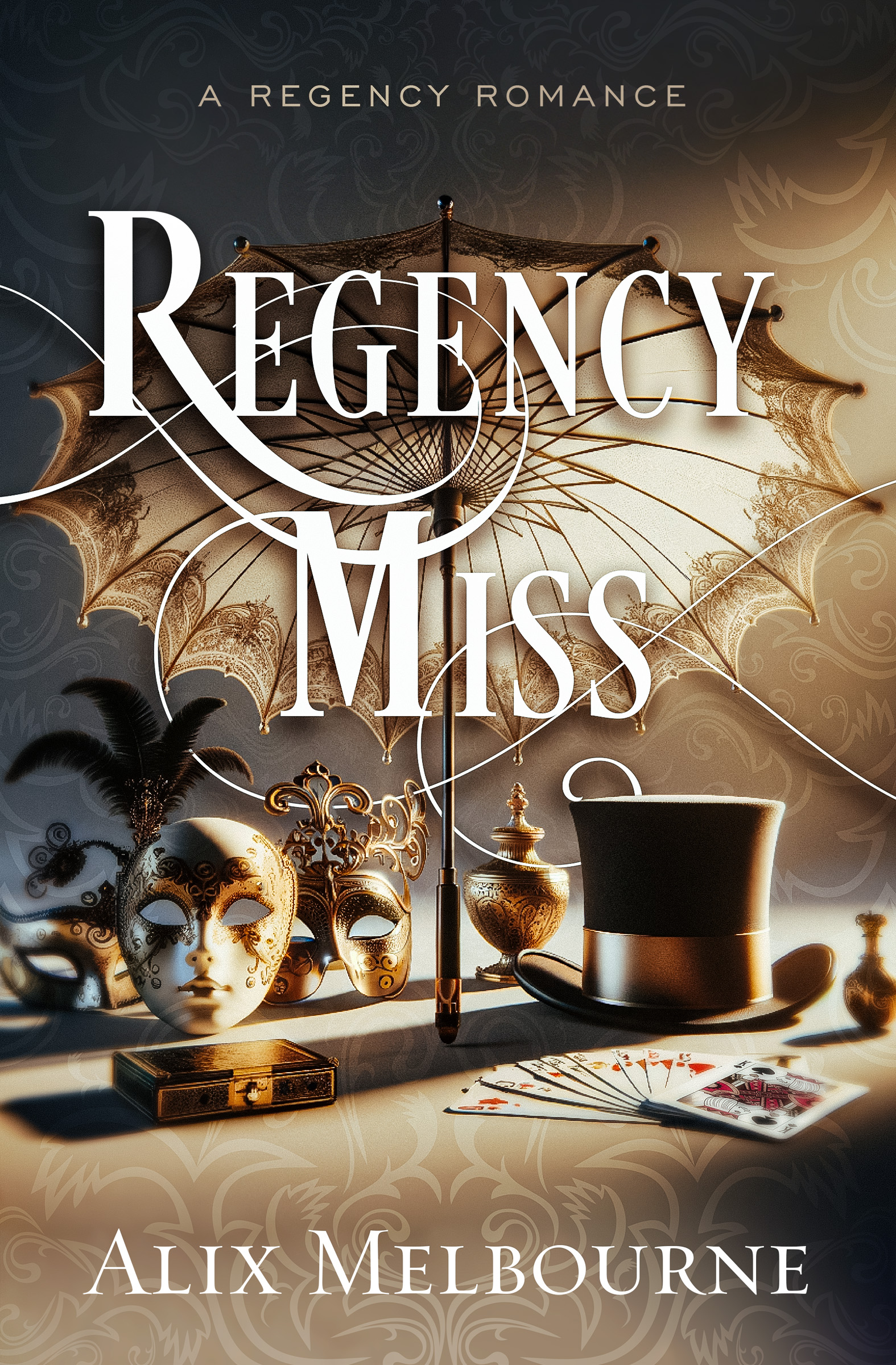 This image is the cover for the book Regency Miss