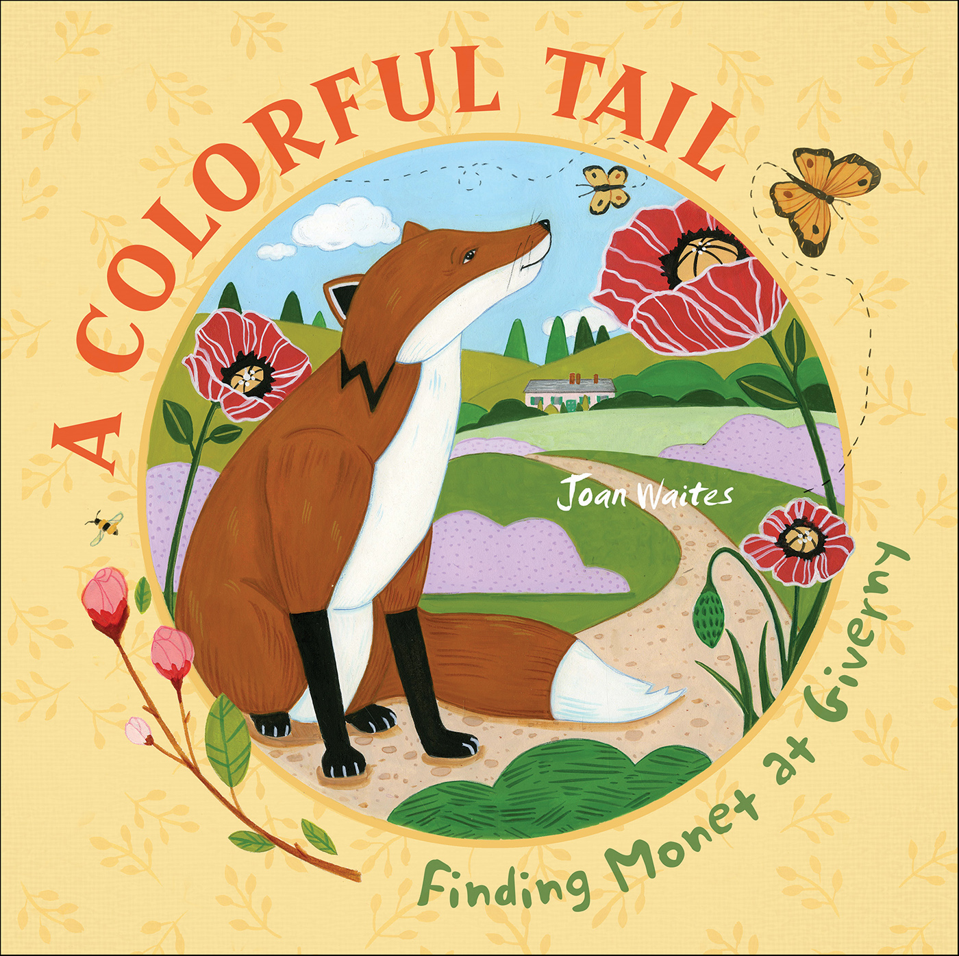 This image is the cover for the book Colorful Tail, Artists and Their Animals