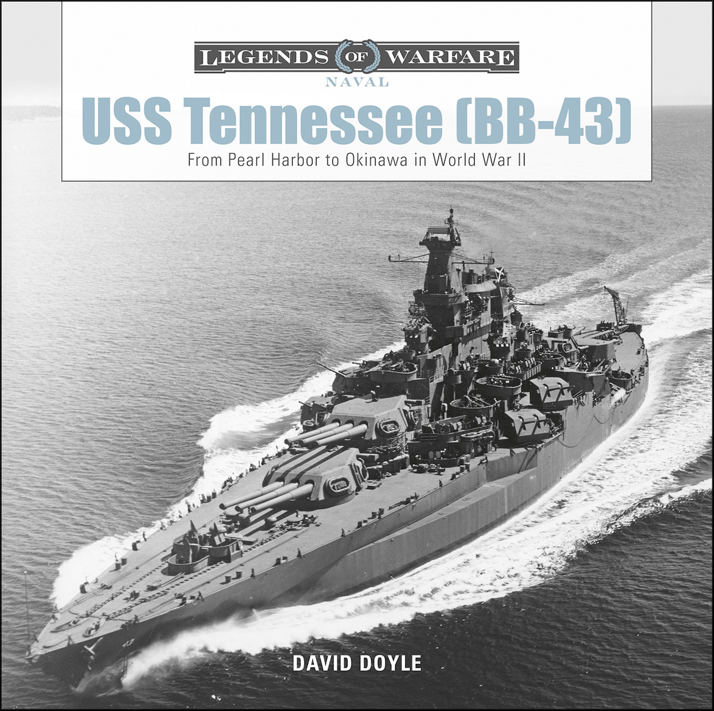 This image is the cover for the book USS Tennessee (BB-43), BB-43