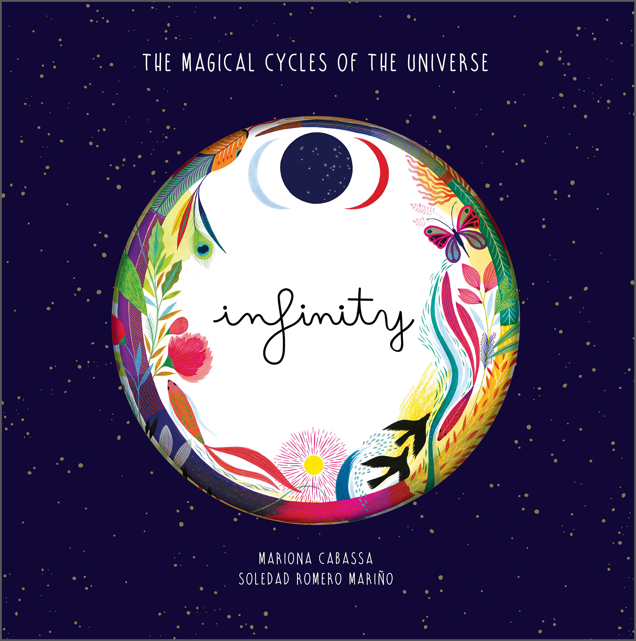 This image is the cover for the book Infinity, Cycles of the Universe