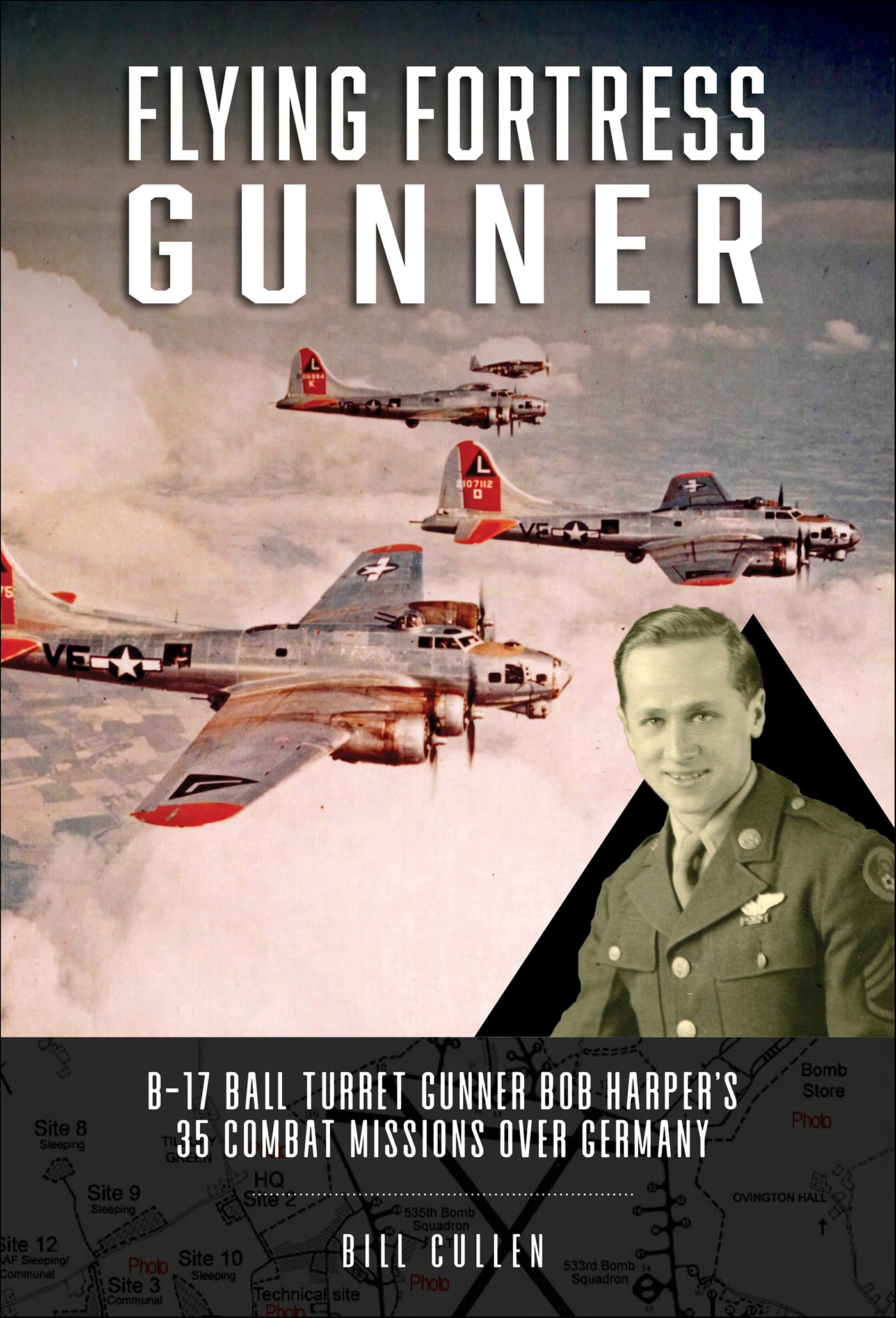 This image is the cover for the book Flying Fortress Gunner