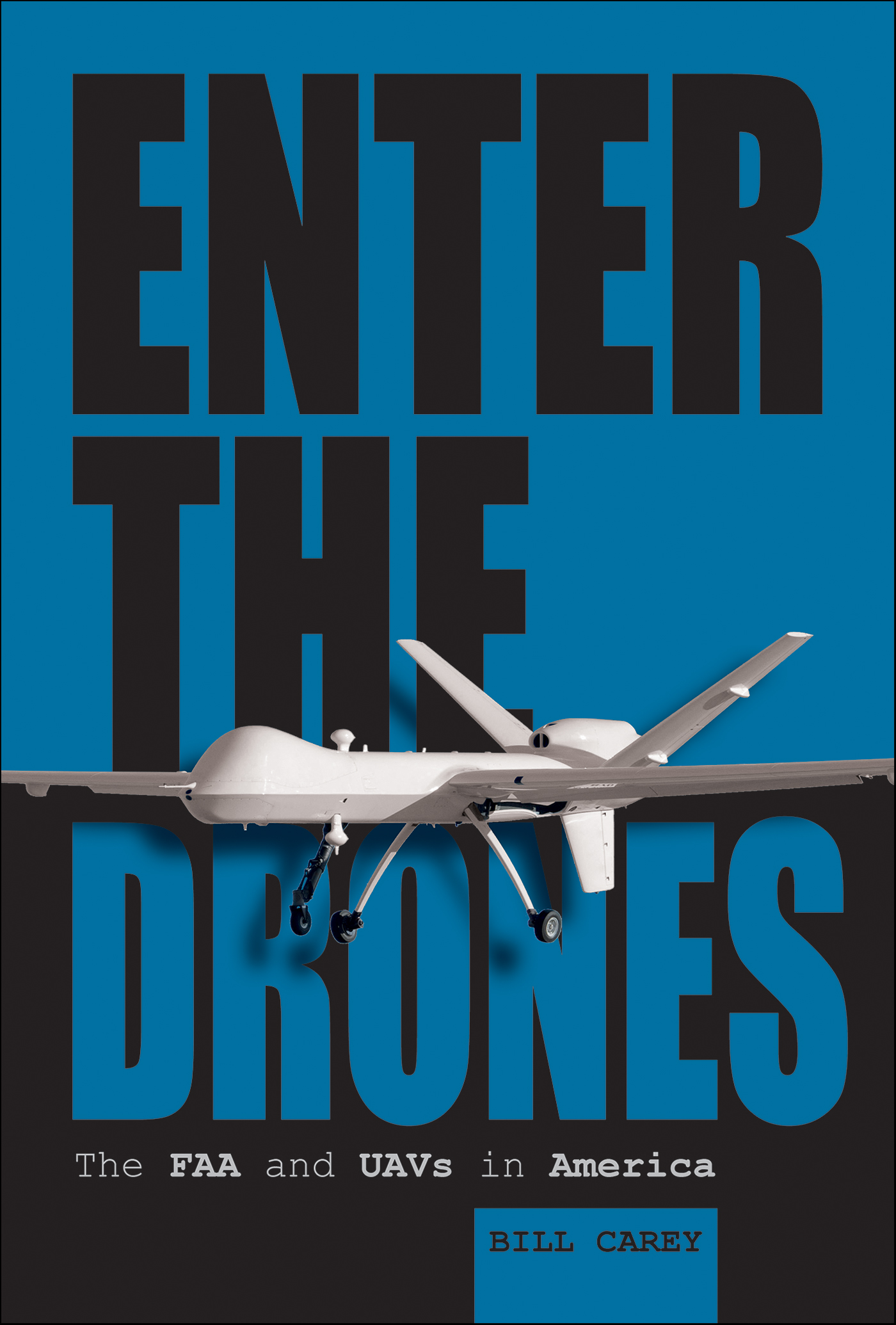 This image is the cover for the book Enter the Drones