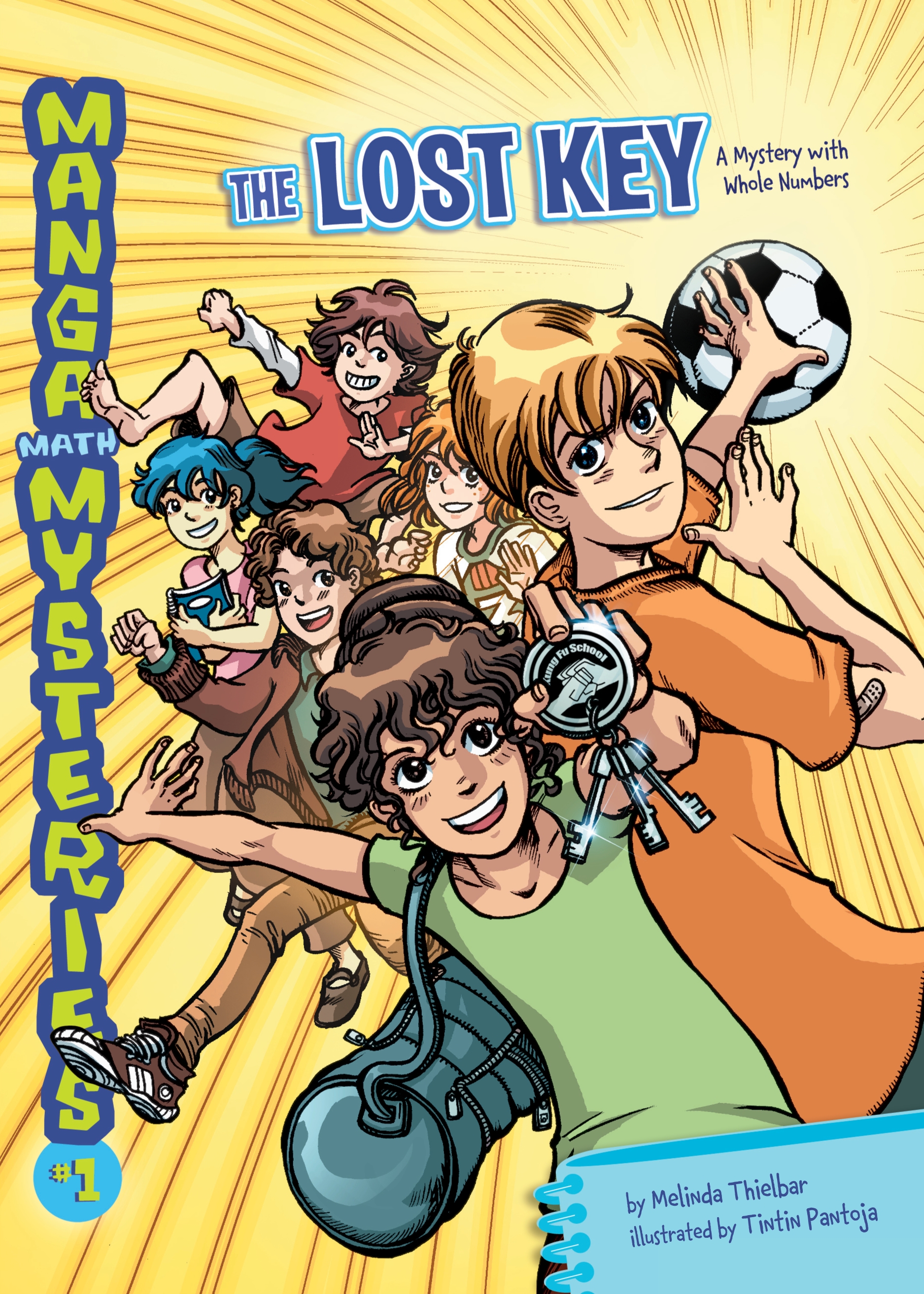 This image is the cover for the book Lost Key, Manga Math Mysteries