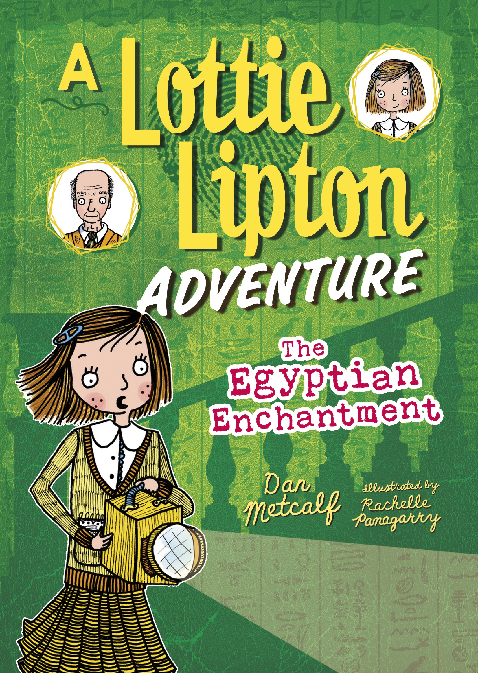 This image is the cover for the book Egyptian Enchantment, The Adventures of Lottie Lipton