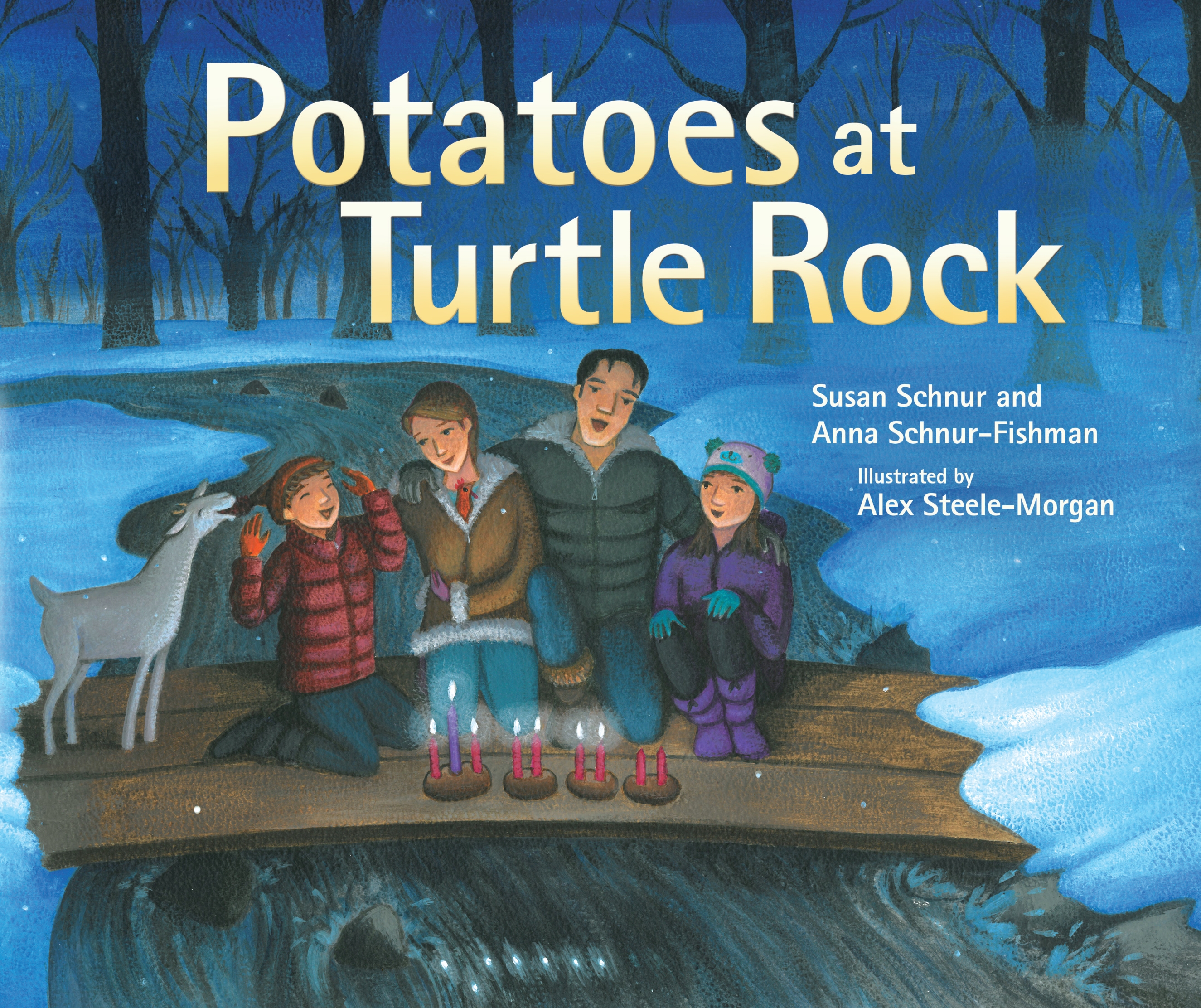 This image is the cover for the book Potatoes at Turtle Rock