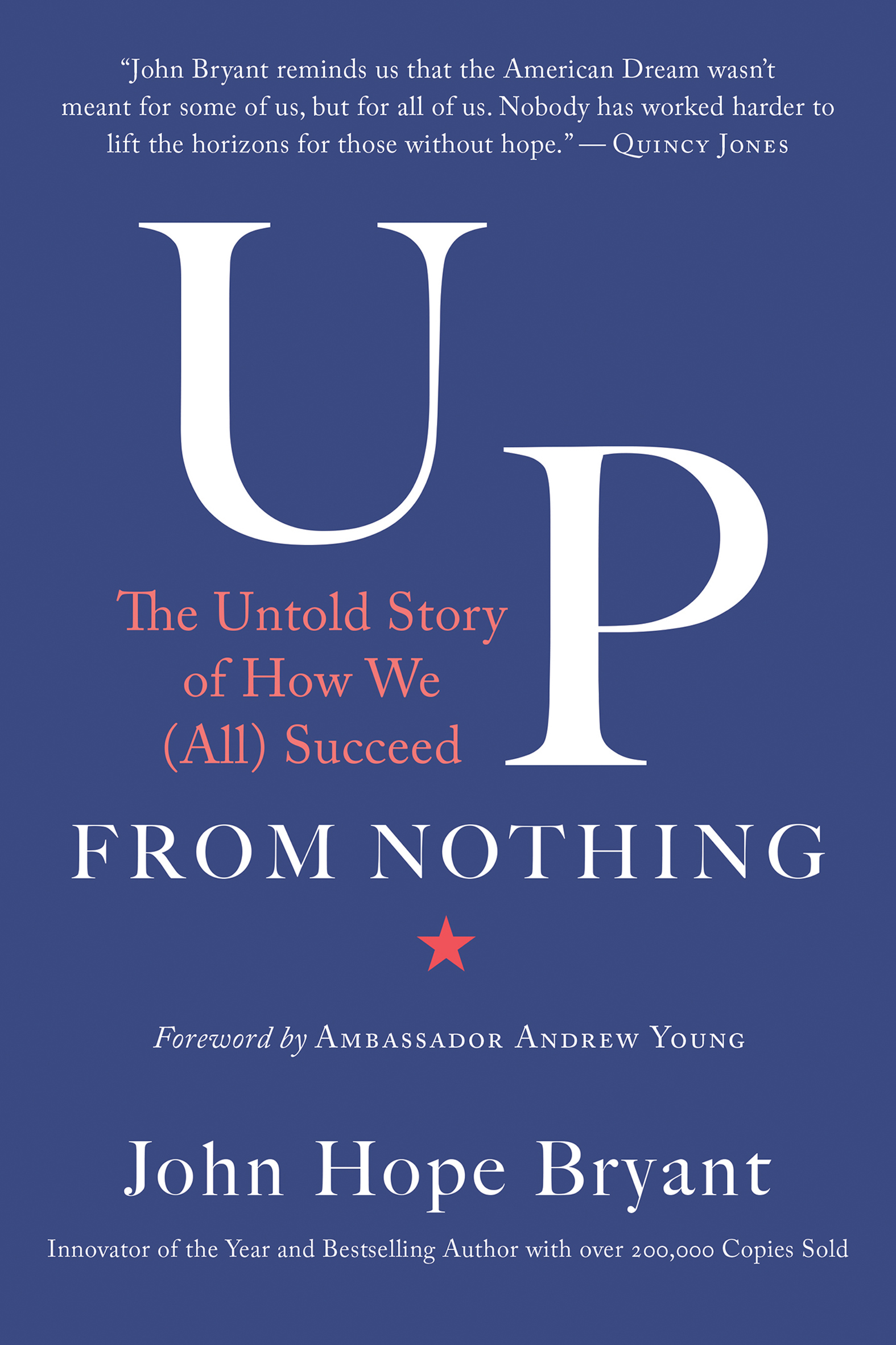 This image is the cover for the book Up from Nothing
