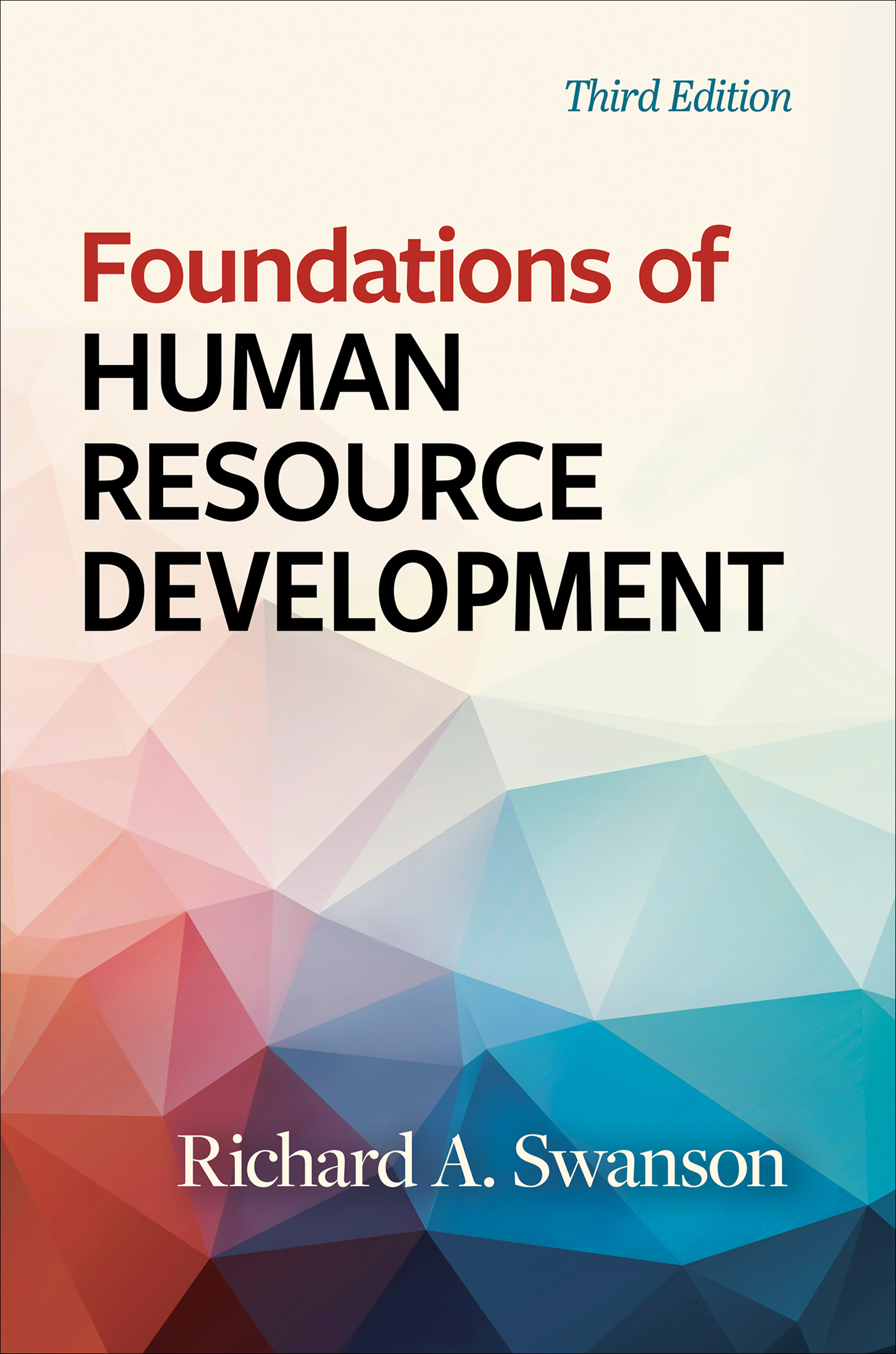 This image is the cover for the book Foundations of Human Resource Development