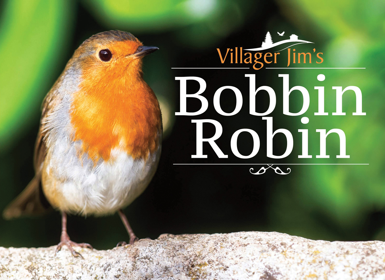 This image is the cover for the book Villager Jim's Bobbin Robin