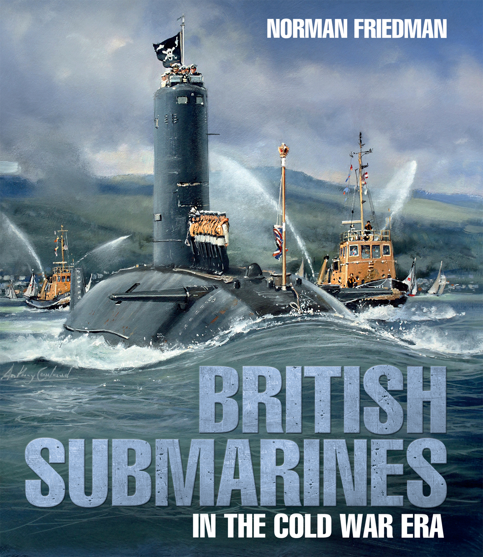 This image is the cover for the book British Submarines in the Cold War Era