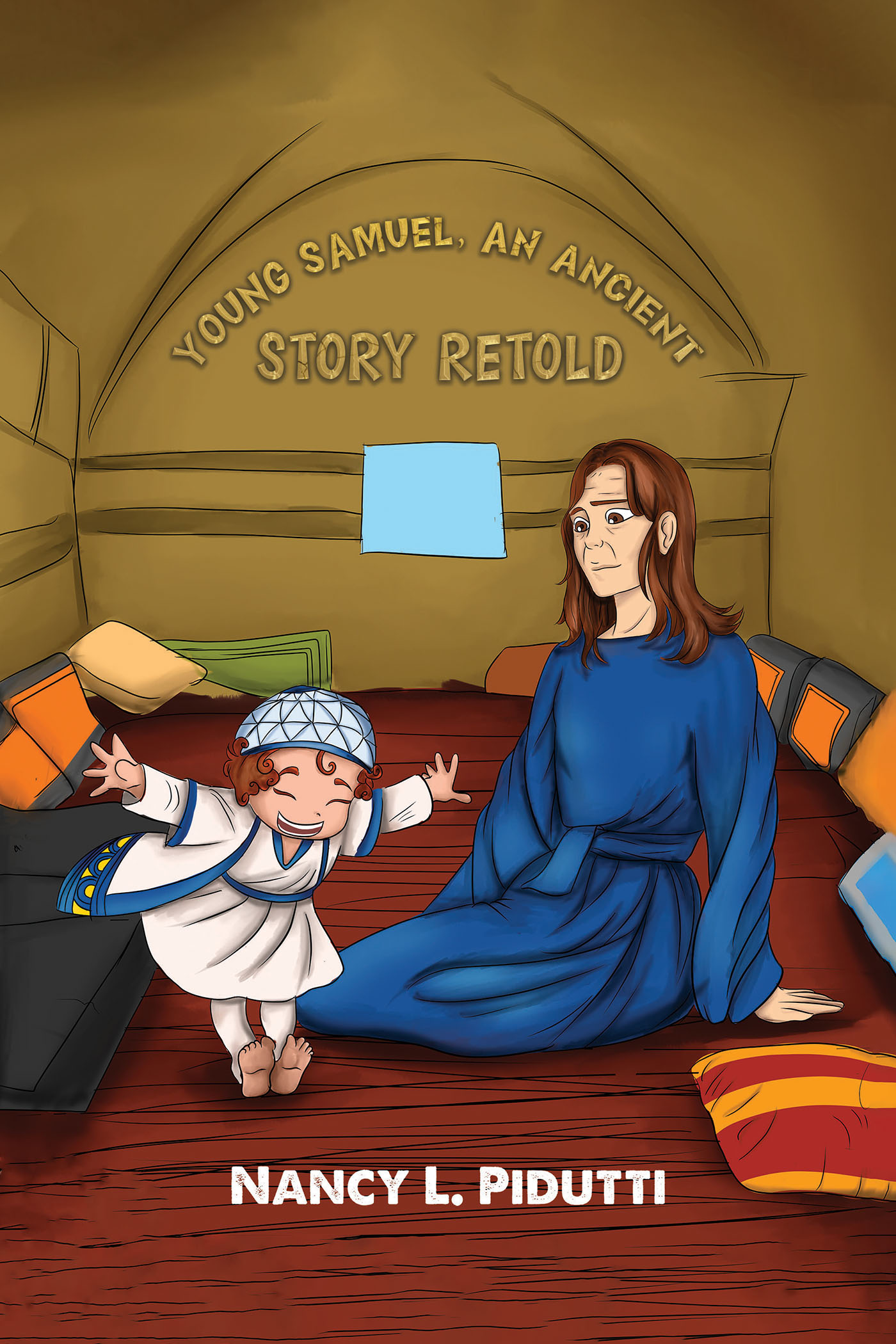 This image is the cover for the book Young Samuel, An Ancient Story Retold