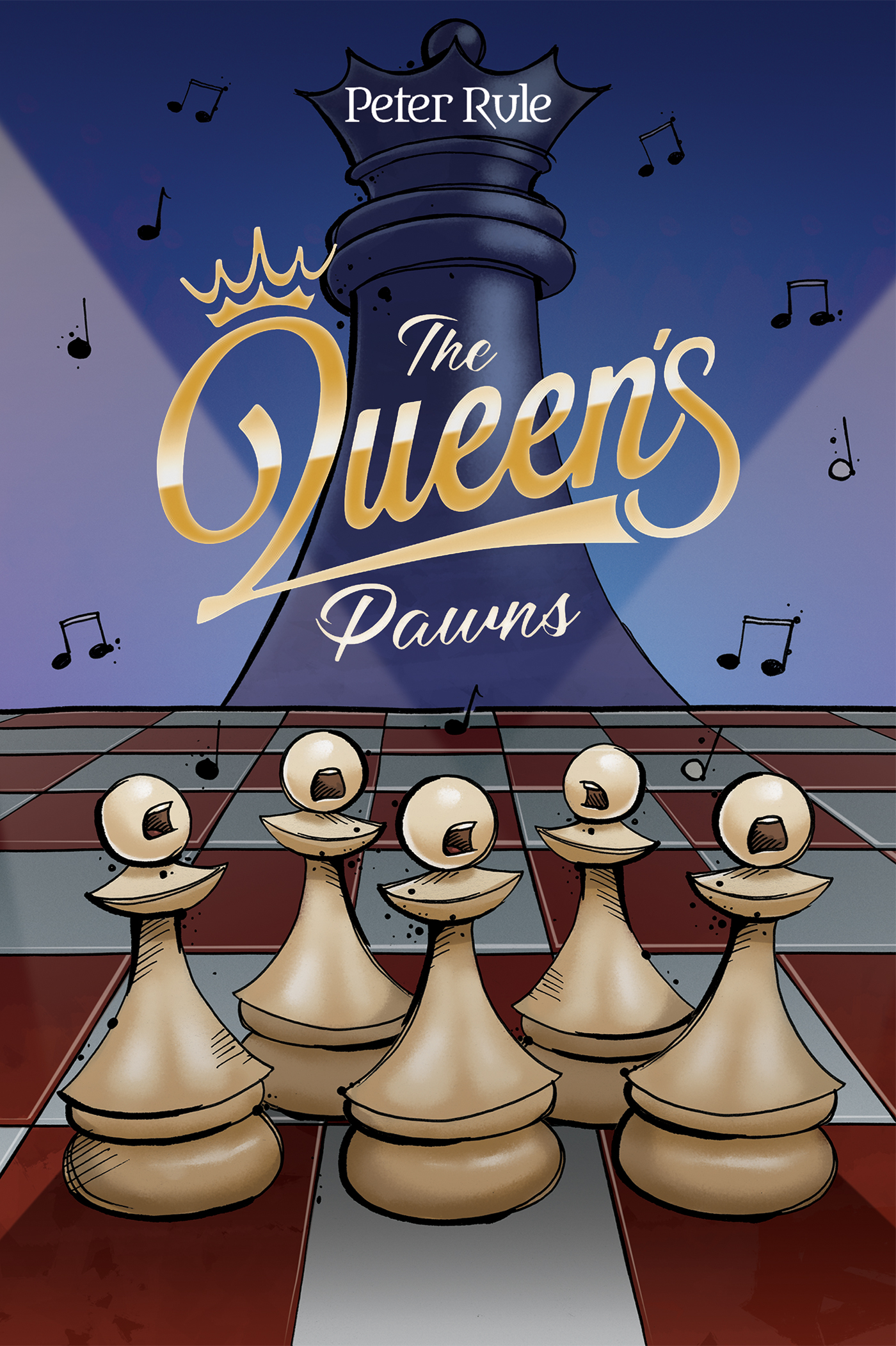 This image is the cover for the book The Queen's Pawns