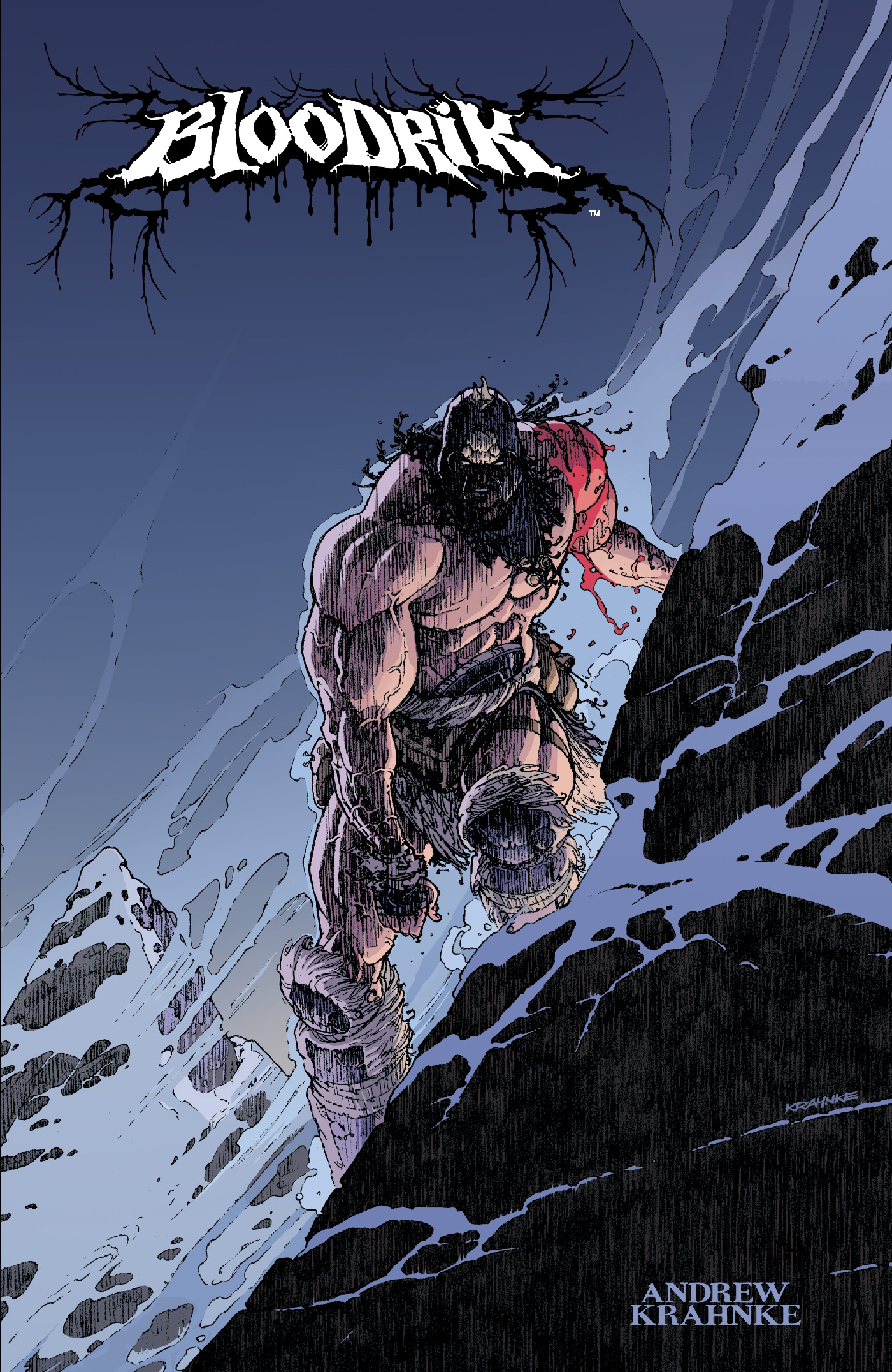 This image is the cover for the book Bloodrik, Bloodrik