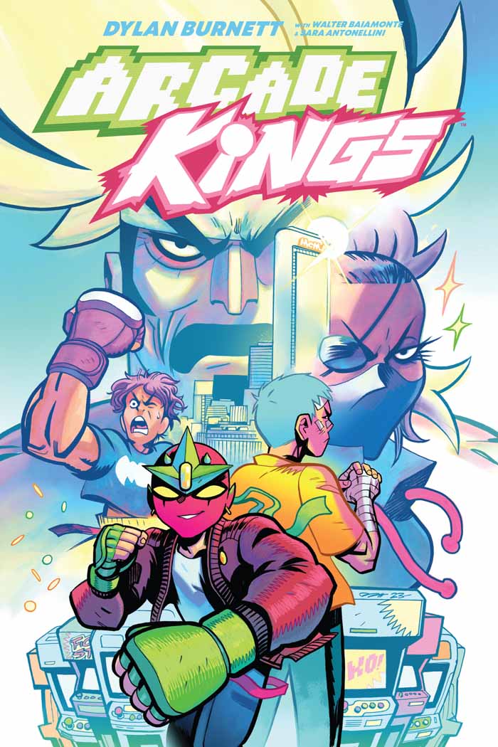 This image is the cover for the book Arcade Kings Vol. 1, Arcade Kings