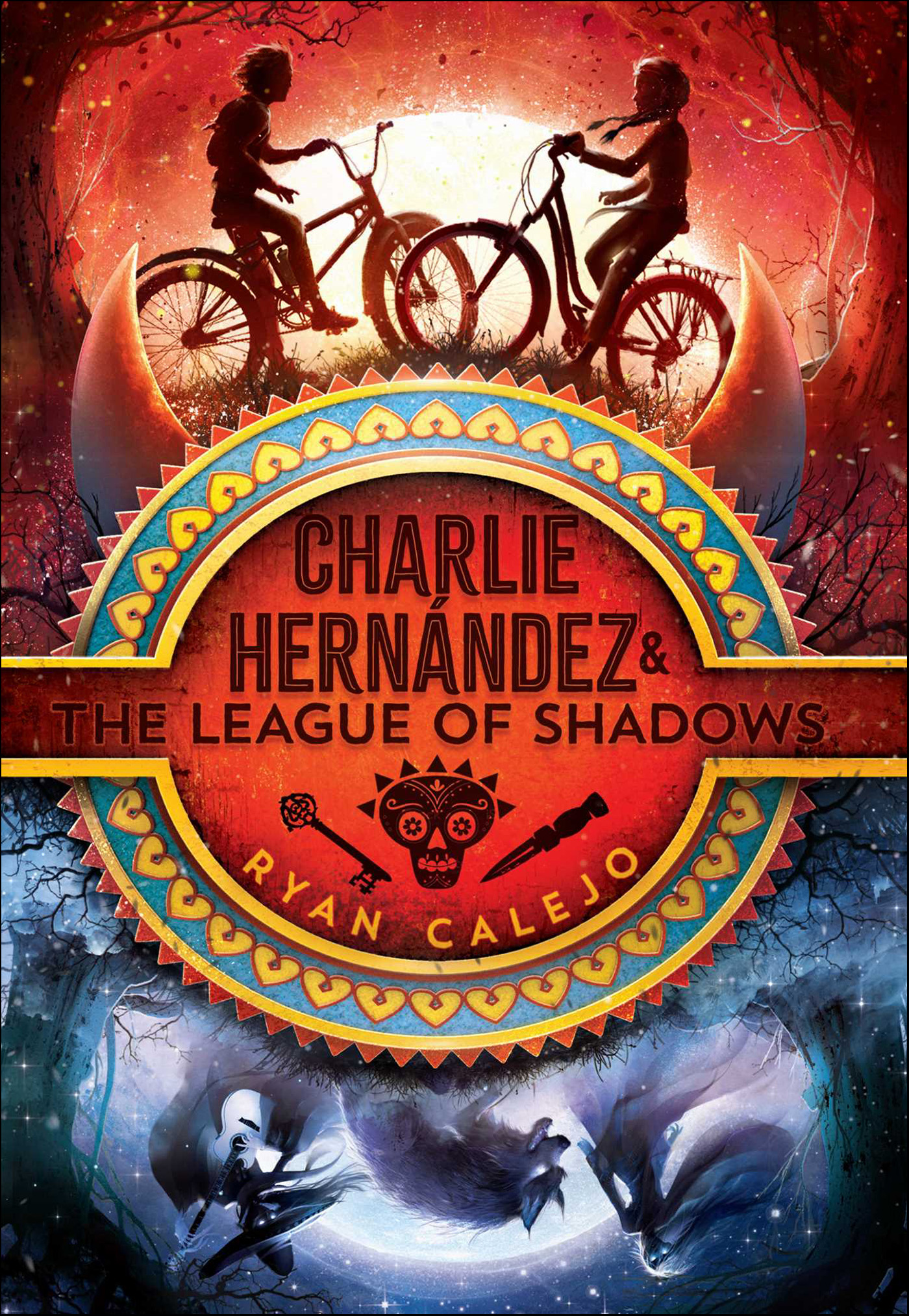 This image is the cover for the book Charlie Hernández & the League of Shadows, Charlie Hernández