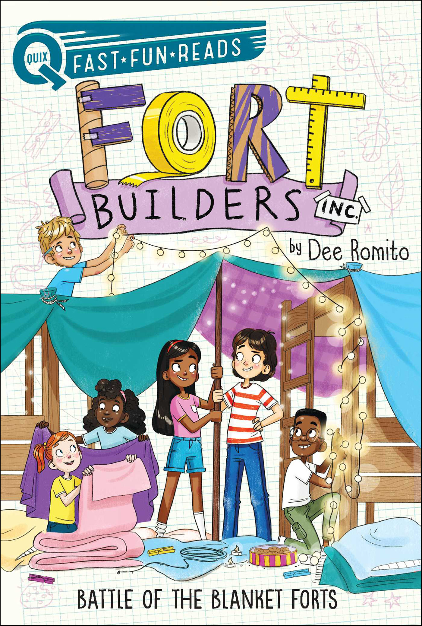 This image is the cover for the book Battle of the Blanket Forts
