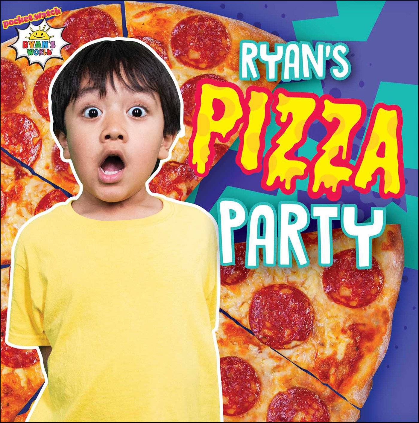 This image is the cover for the book Ryan's Pizza Party, Ryan's World