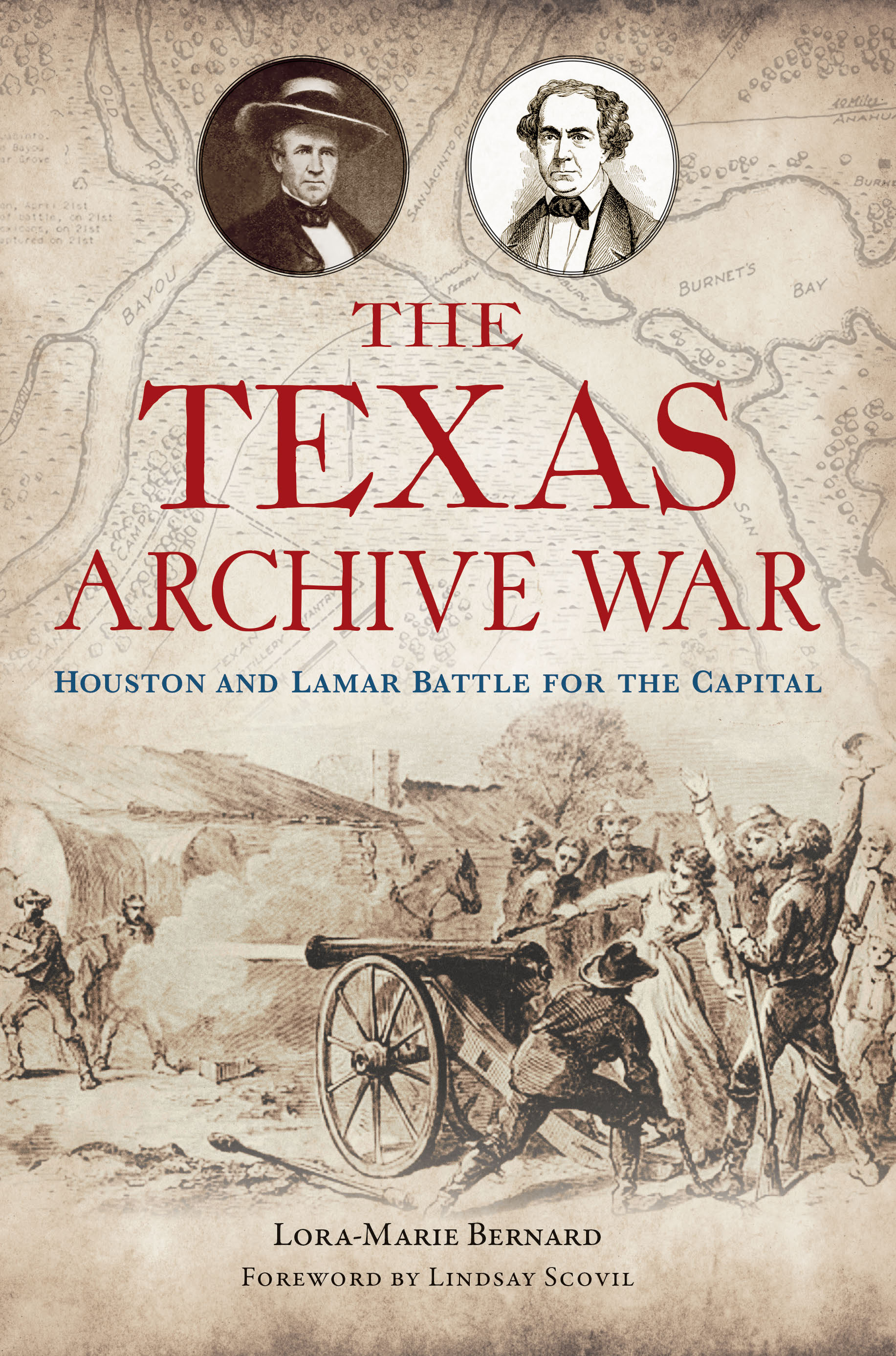 This image is the cover for the book Texas Archive War