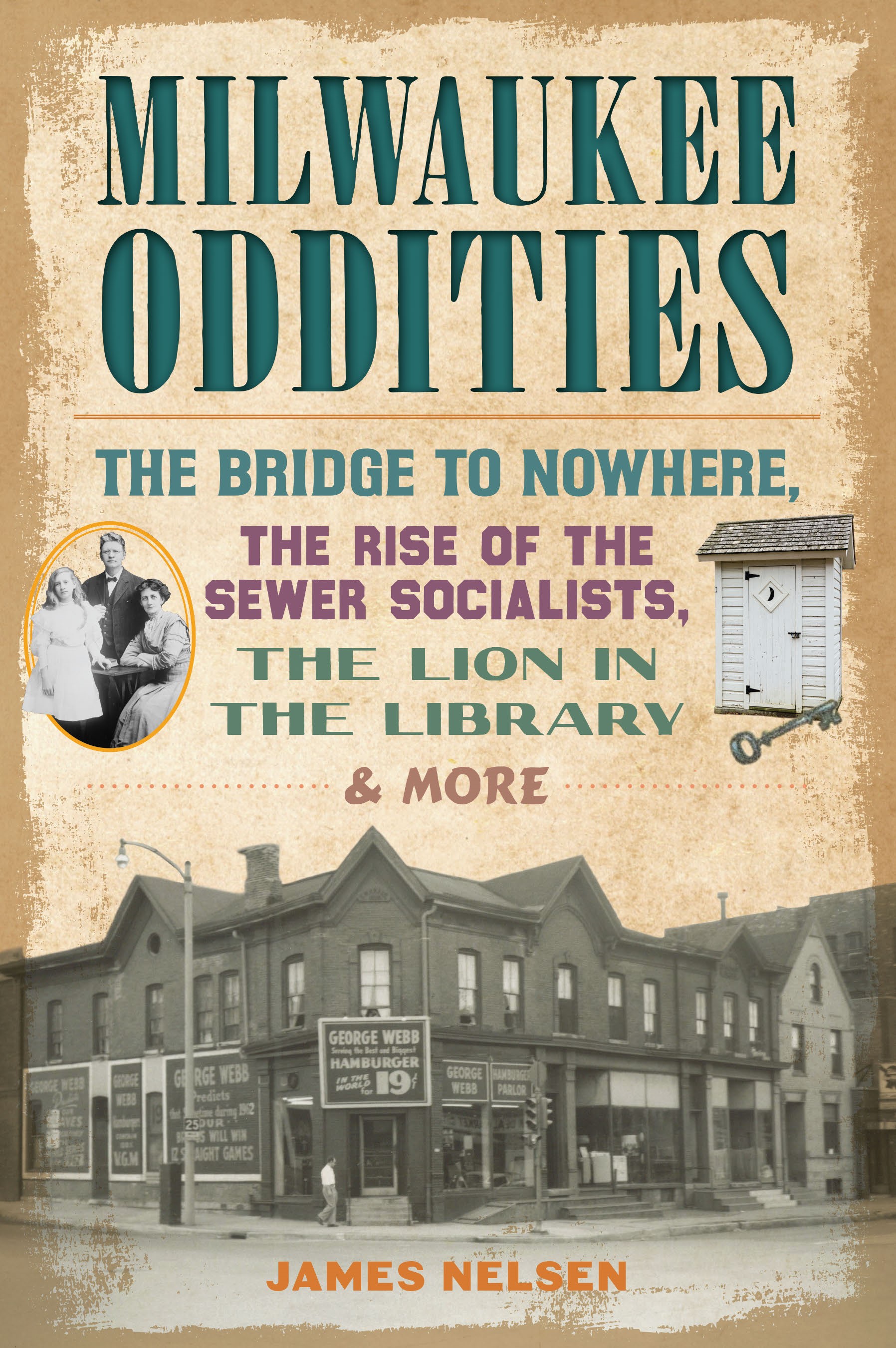 This image is the cover for the book Milwaukee Oddities, American Legends