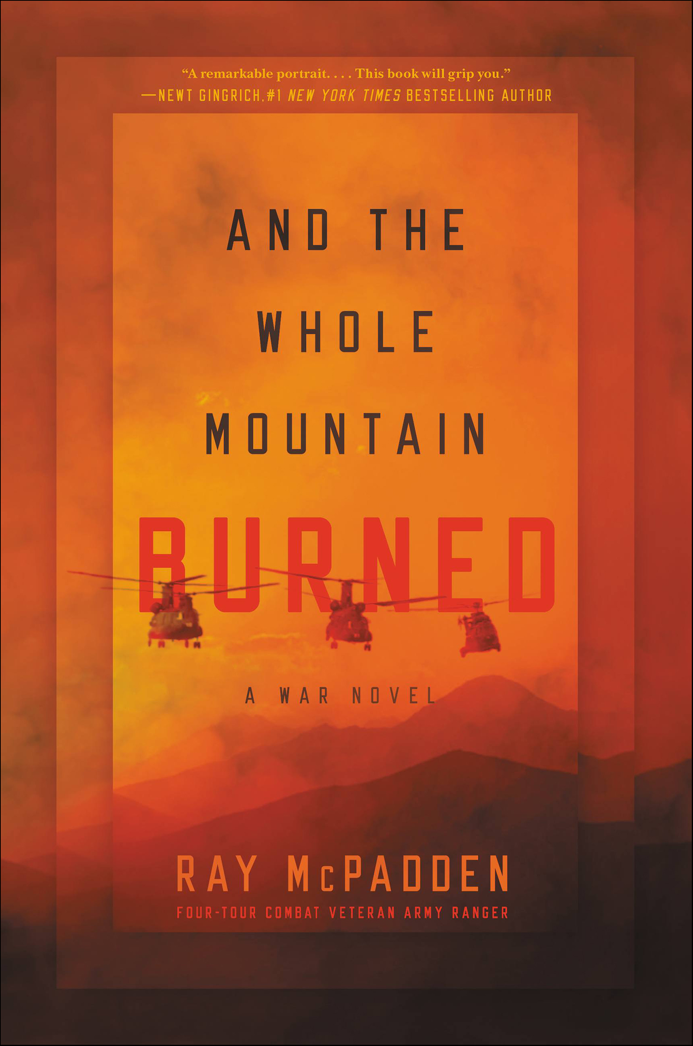 This image is the cover for the book And the Whole Mountain Burned