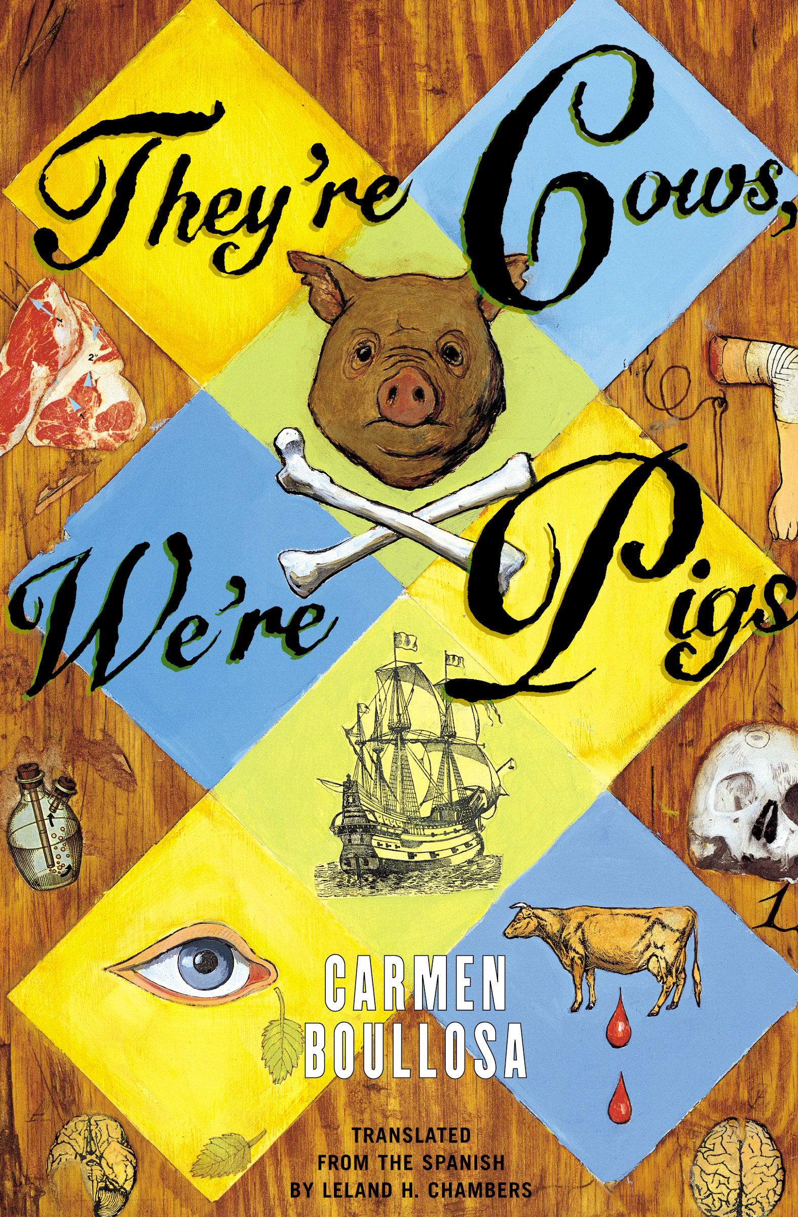 This image is the cover for the book They're Cows, We're Pigs
