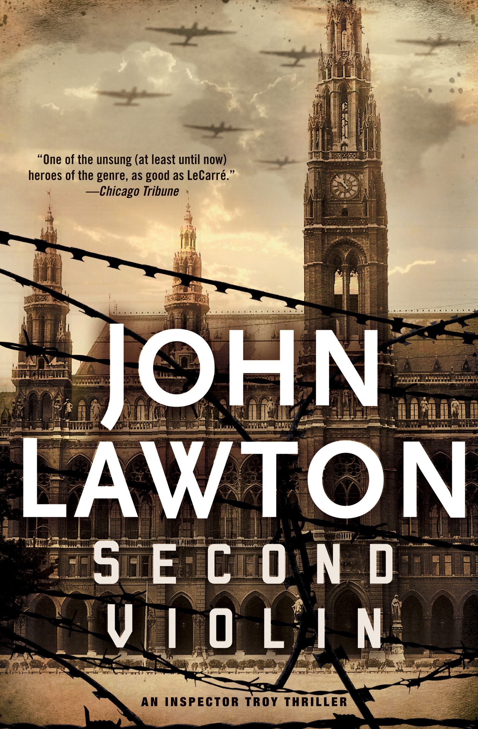 This image is the cover for the book Second Violin, The Inspector Troy Novels