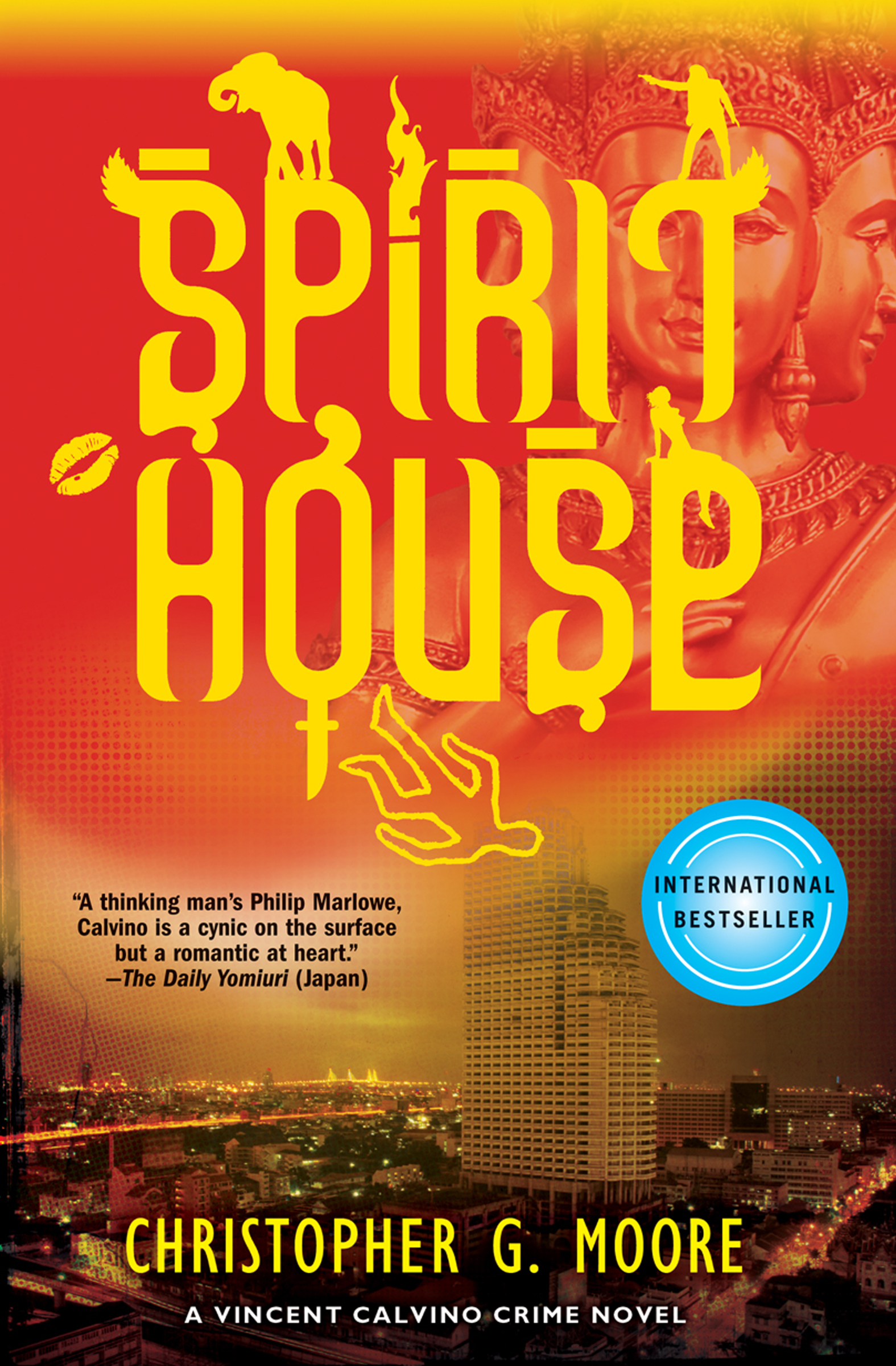 This image is the cover for the book Spirit House, The Vincent Calvino Novels