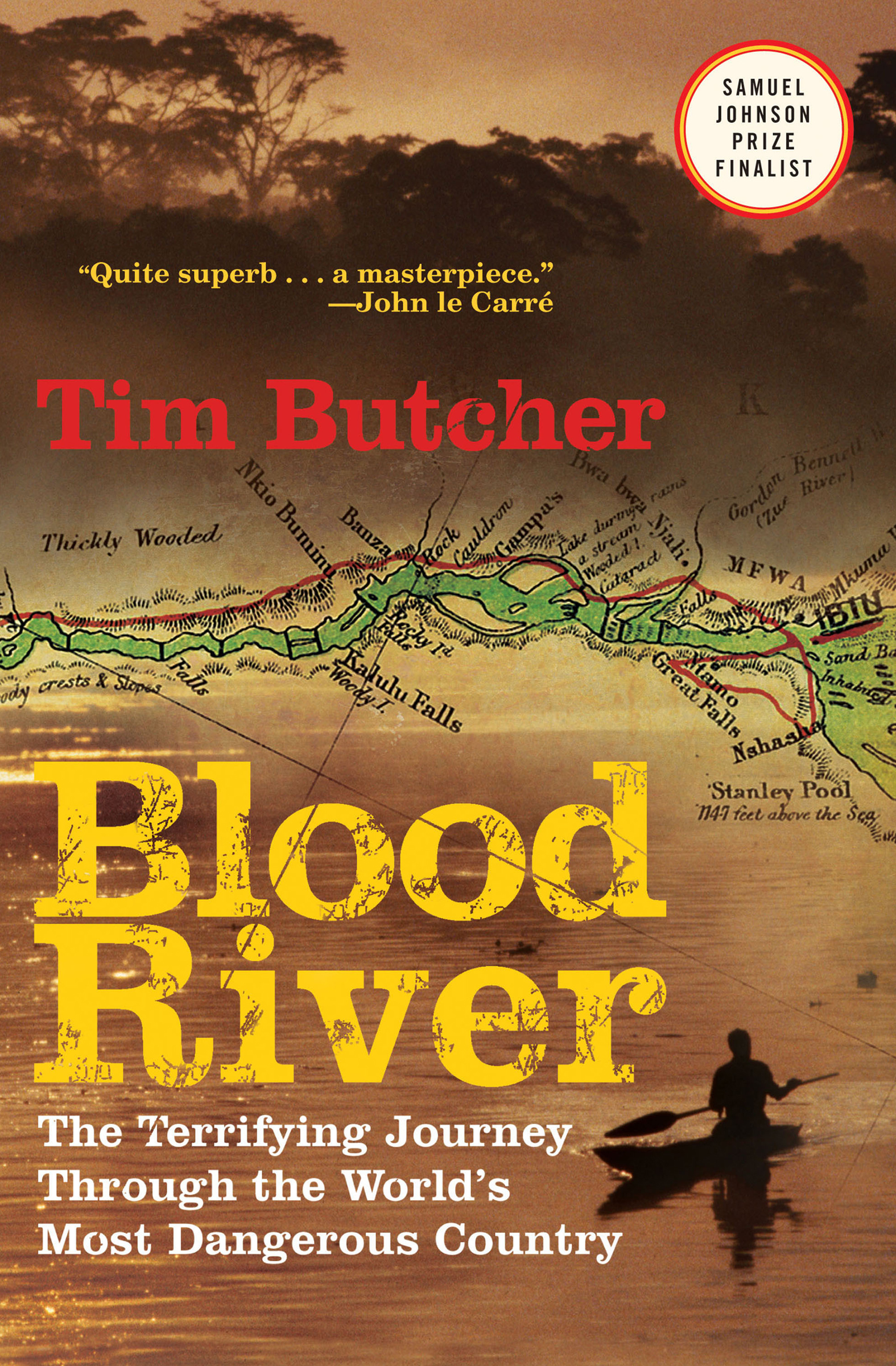 This image is the cover for the book Blood River