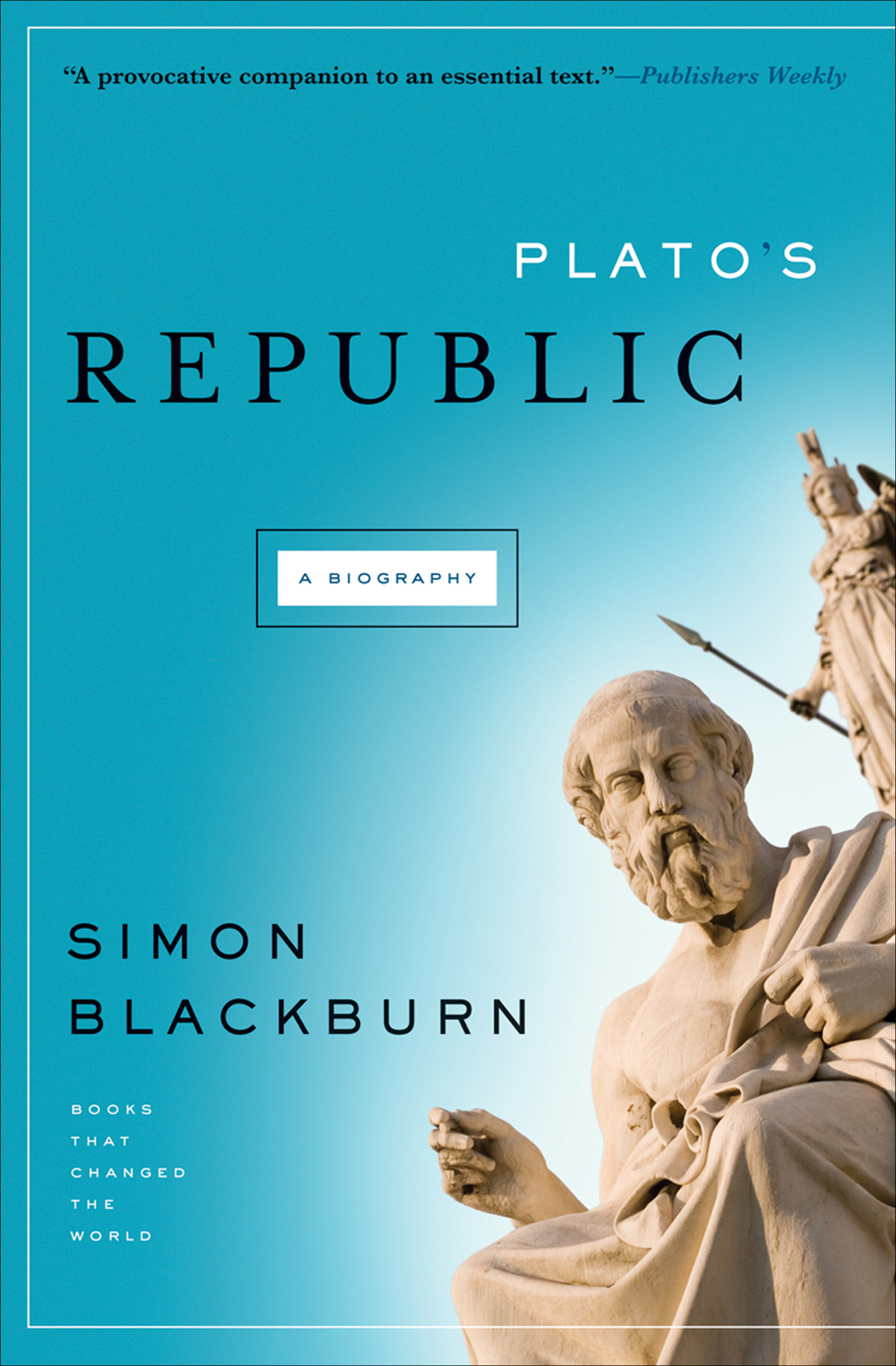 This image is the cover for the book Plato's Republic, Books That Changed the World