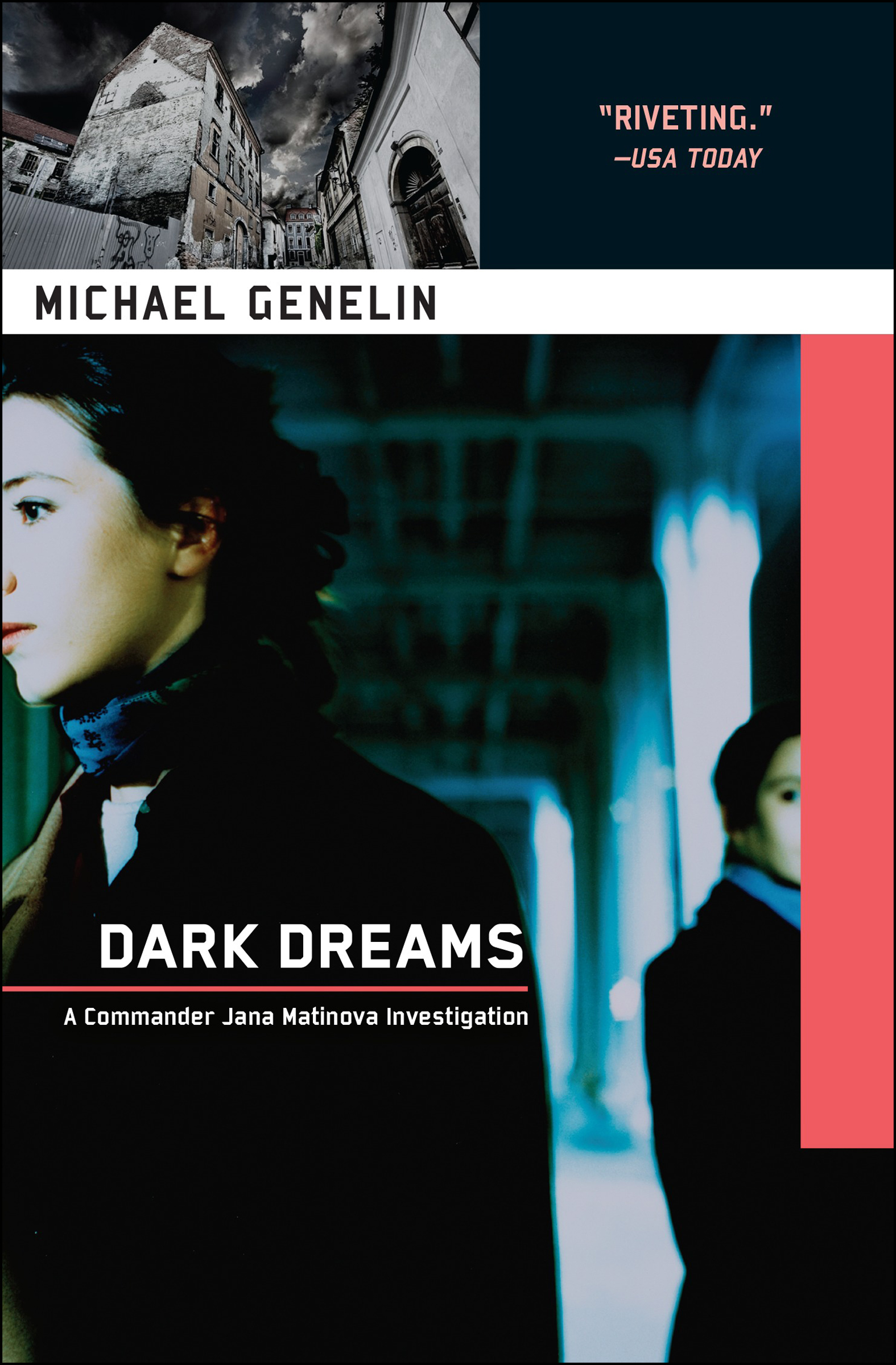 This image is the cover for the book Dark Dreams, A Commander Jana Matinova Investigation