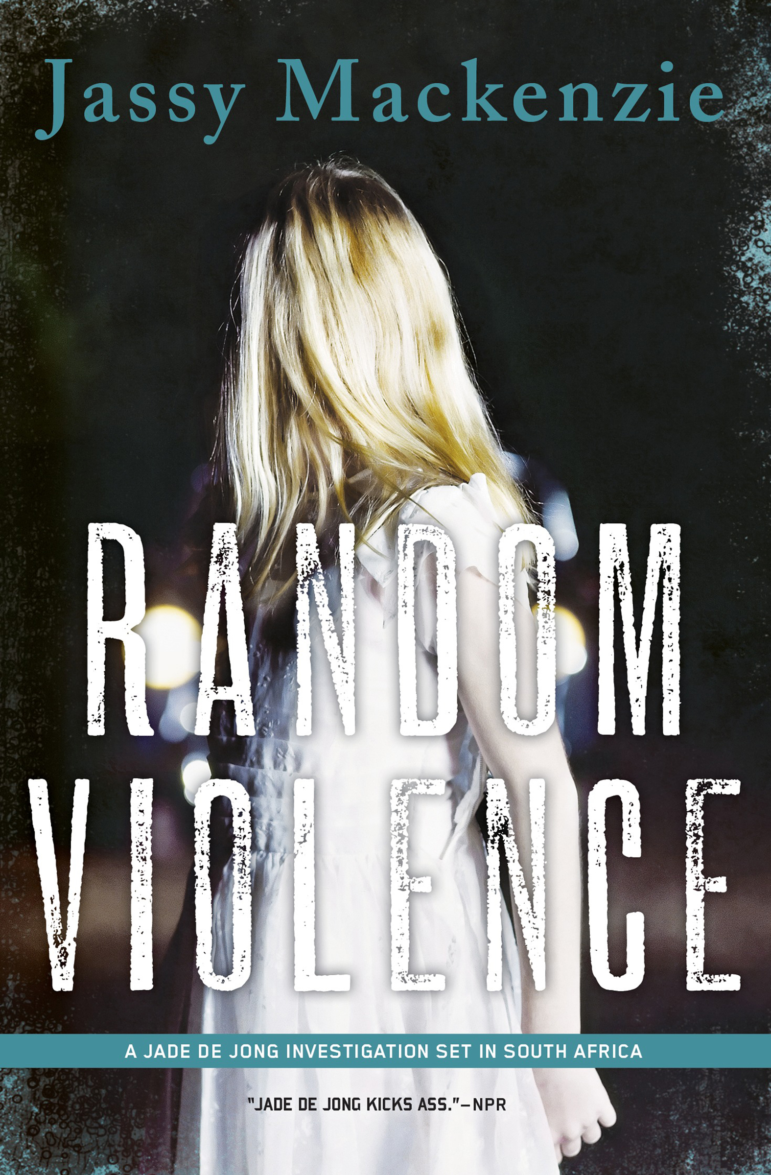 This image is the cover for the book Random Violence, A Jade de Jong Investigation
