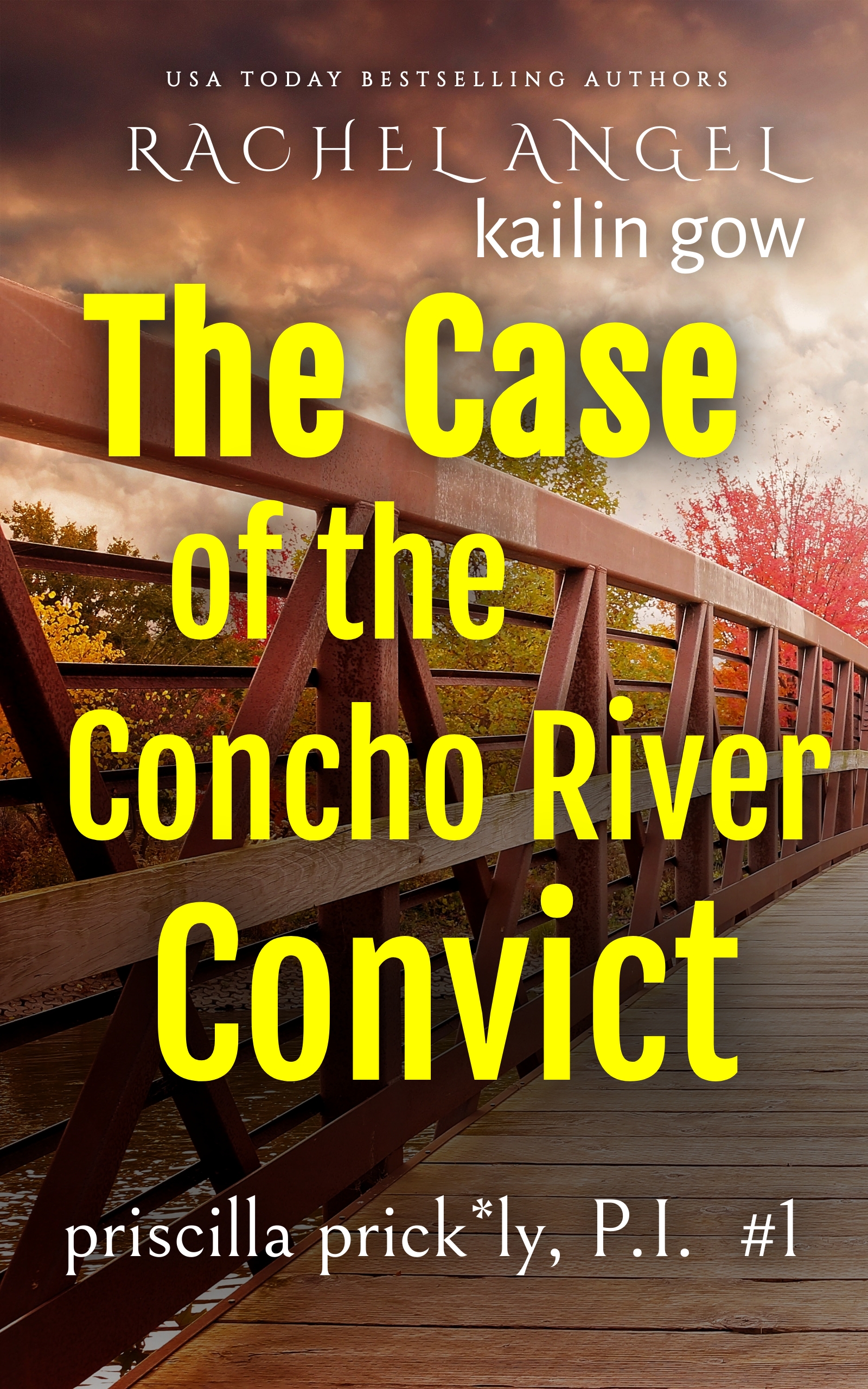 This image is the cover for the book Case of the Concho River Convict, Priscilla Prickly, P.I.
