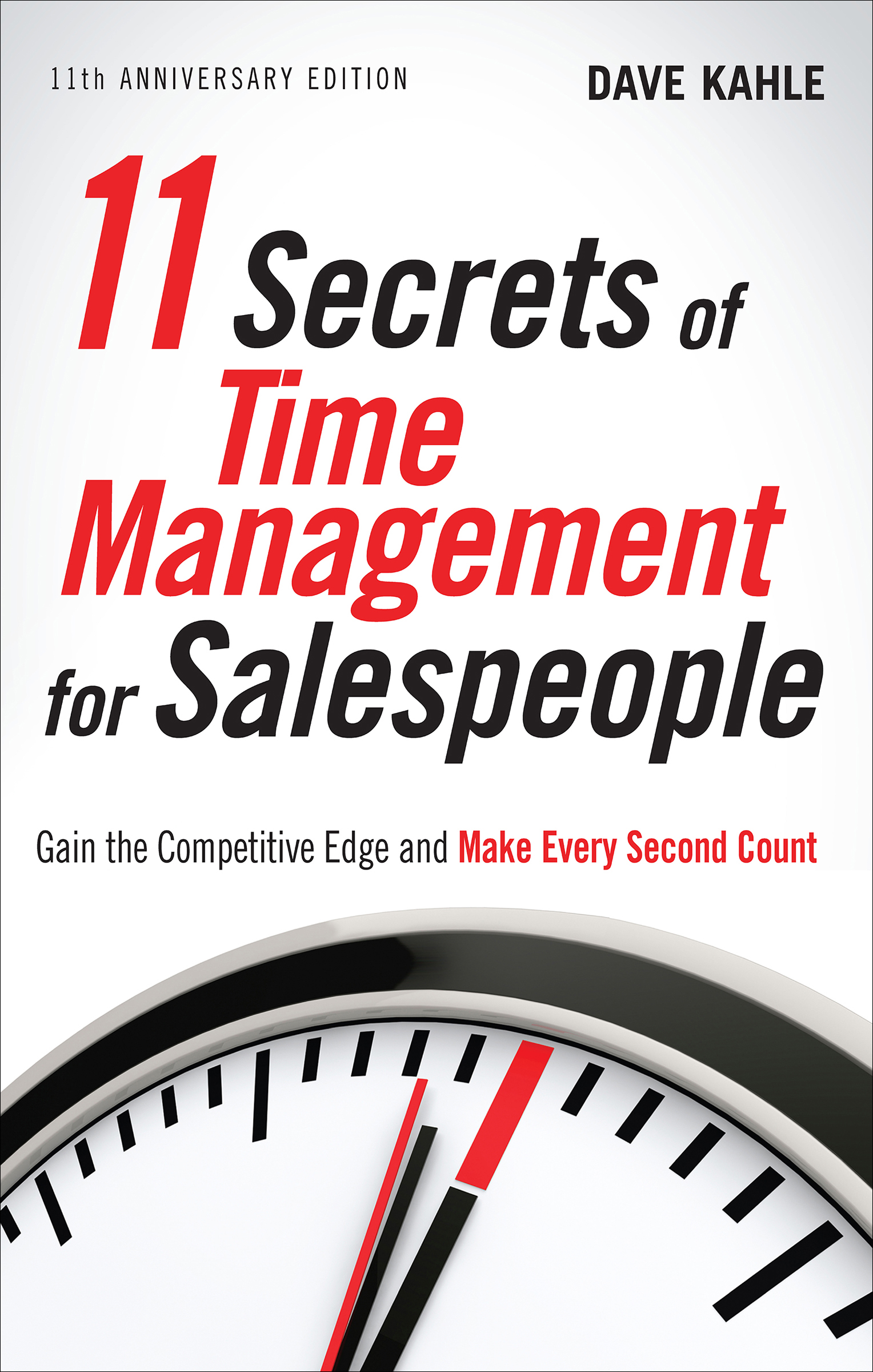 This image is the cover for the book 11 Secrets of Time Management for Salespeople