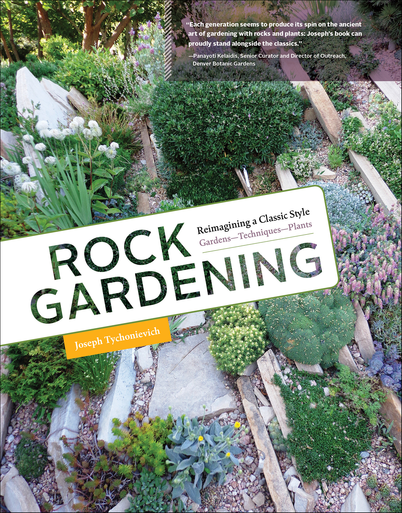 This image is the cover for the book Rock Gardening