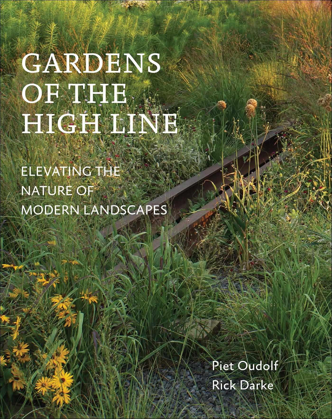 This image is the cover for the book Gardens of the High Line