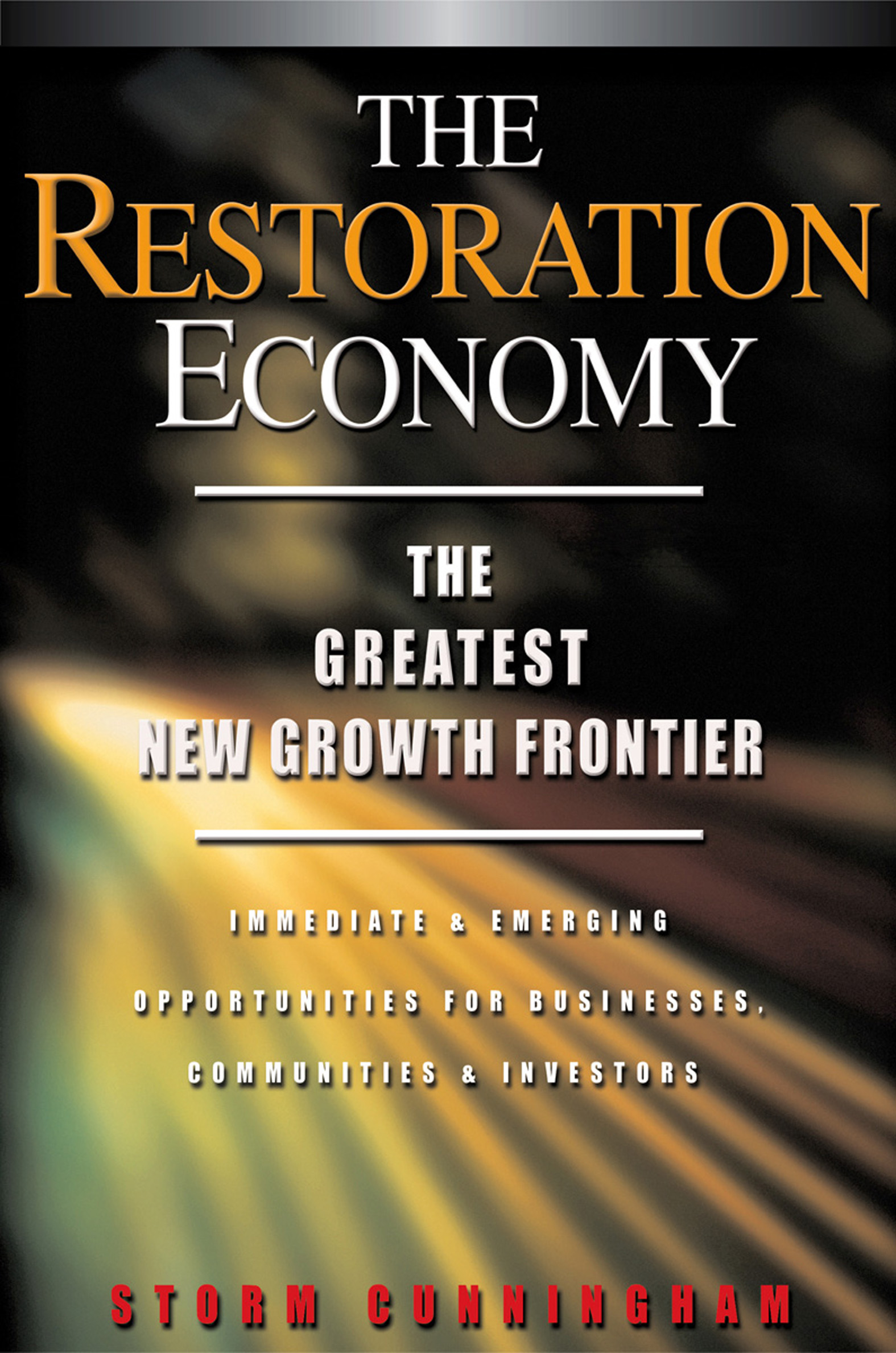 This image is the cover for the book Restoration Economy