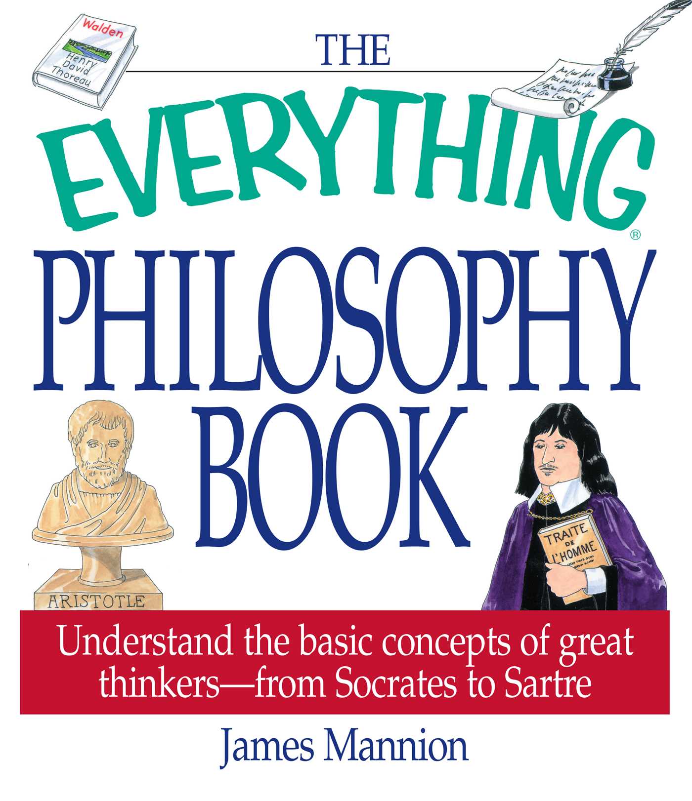 This image is the cover for the book Everything Philosophy Book, The Everything Books