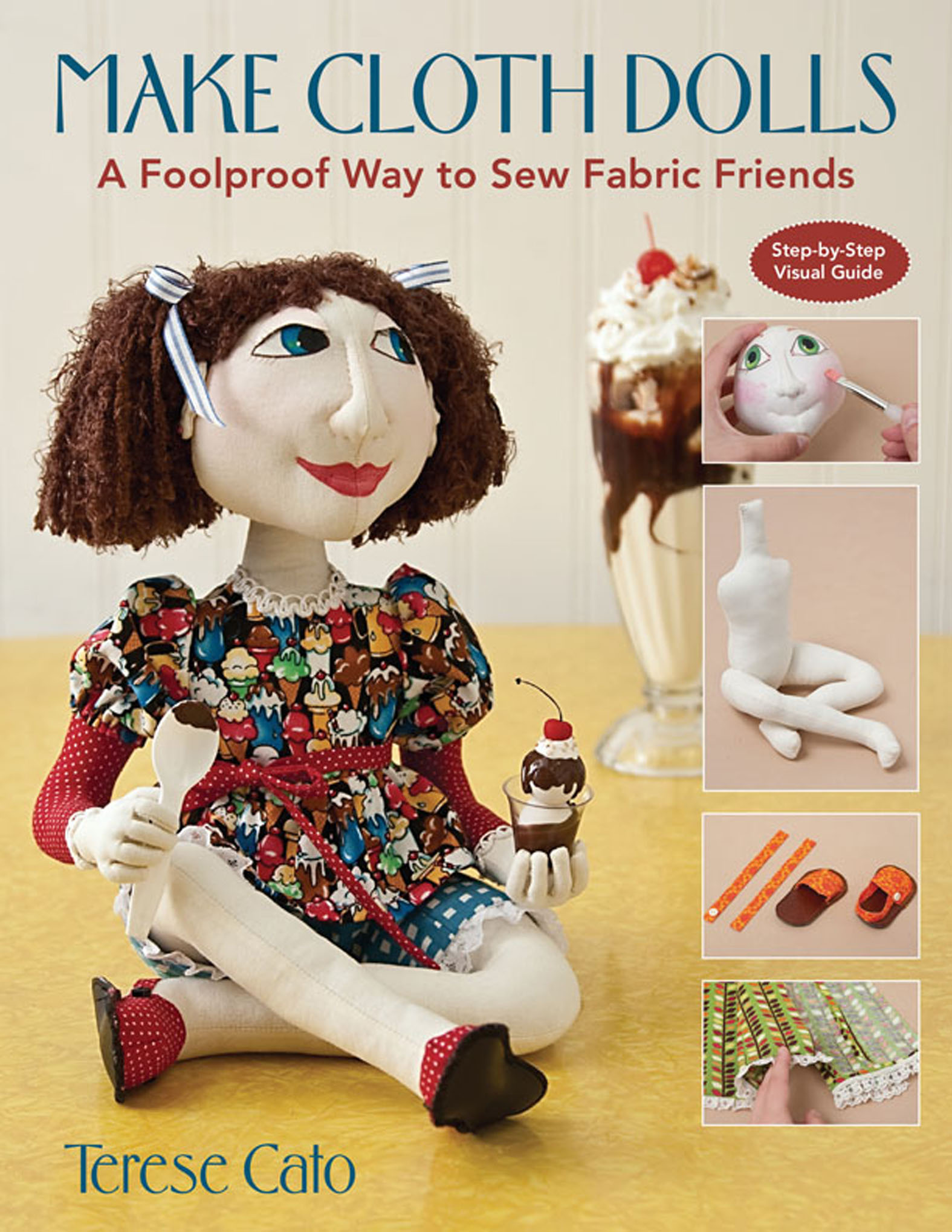 This image is the cover for the book Make Cloth Dolls