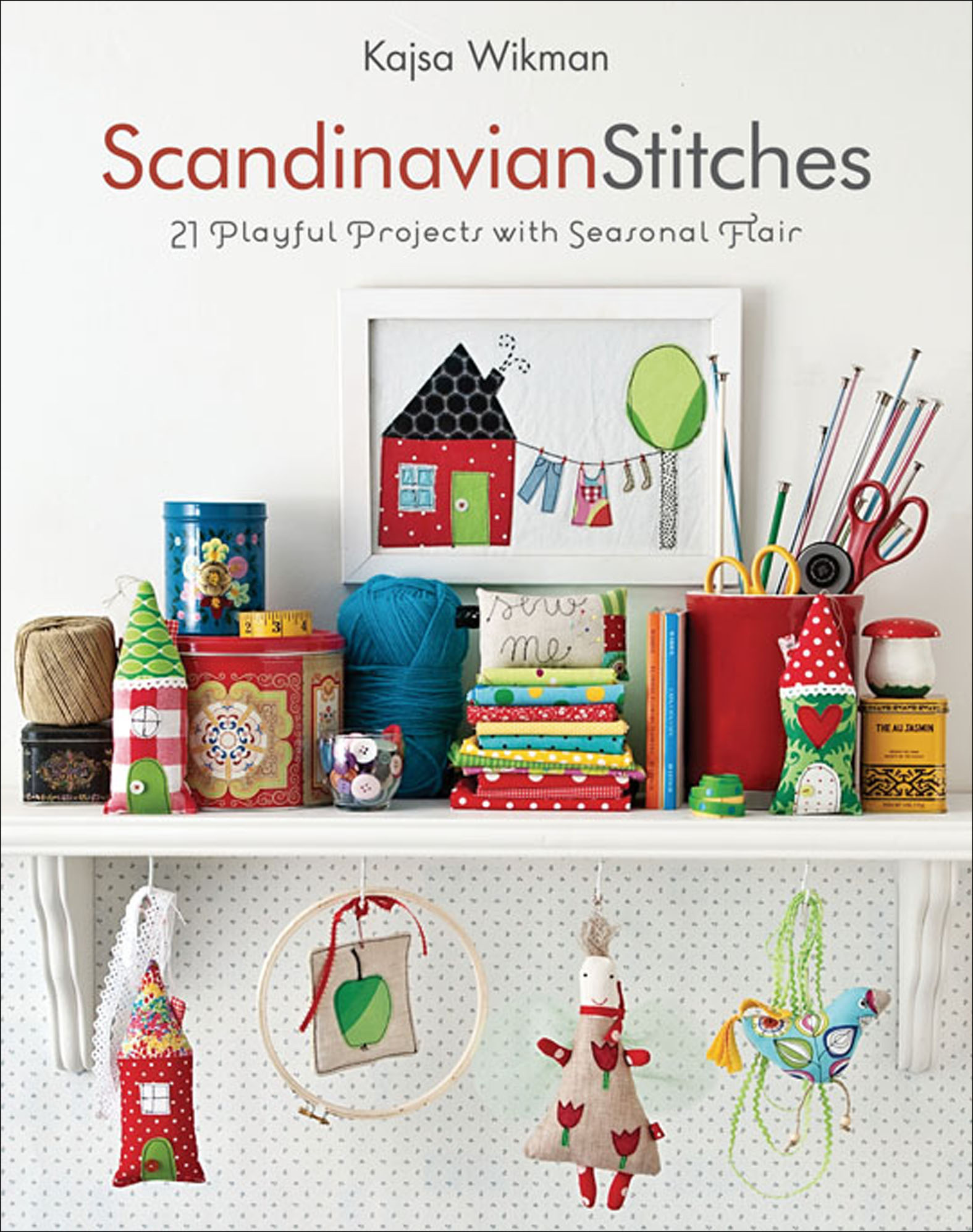 This image is the cover for the book Scandinavian Stitches